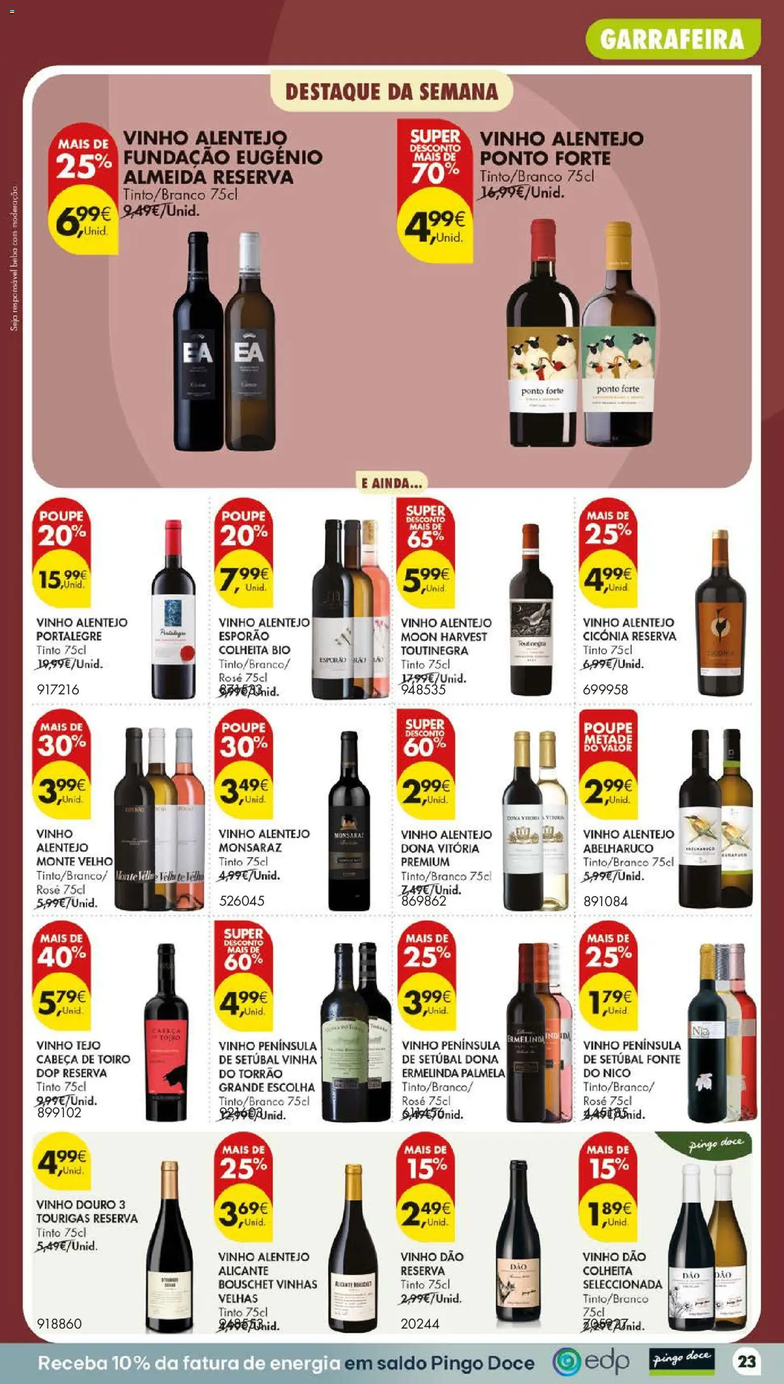 Pingo Doce folheto Poupe Este Fim de Semana │ válido de 29/10/2026 | Página: 25 | Produtos: Vinho