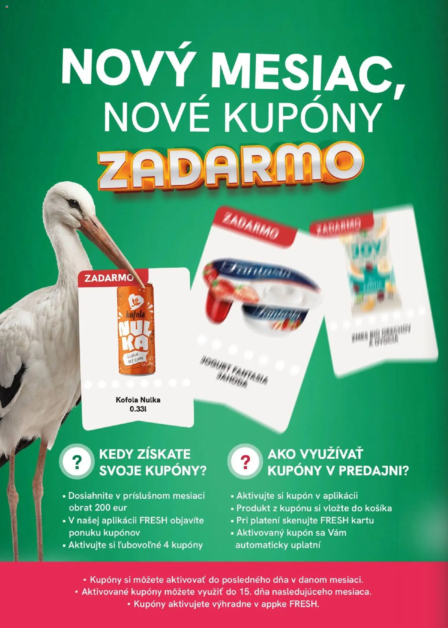 Nové Fresh akcie – leták je platný od 30.07.2026 | Strana: 50 | Produkty: Jogurt, Kofola
