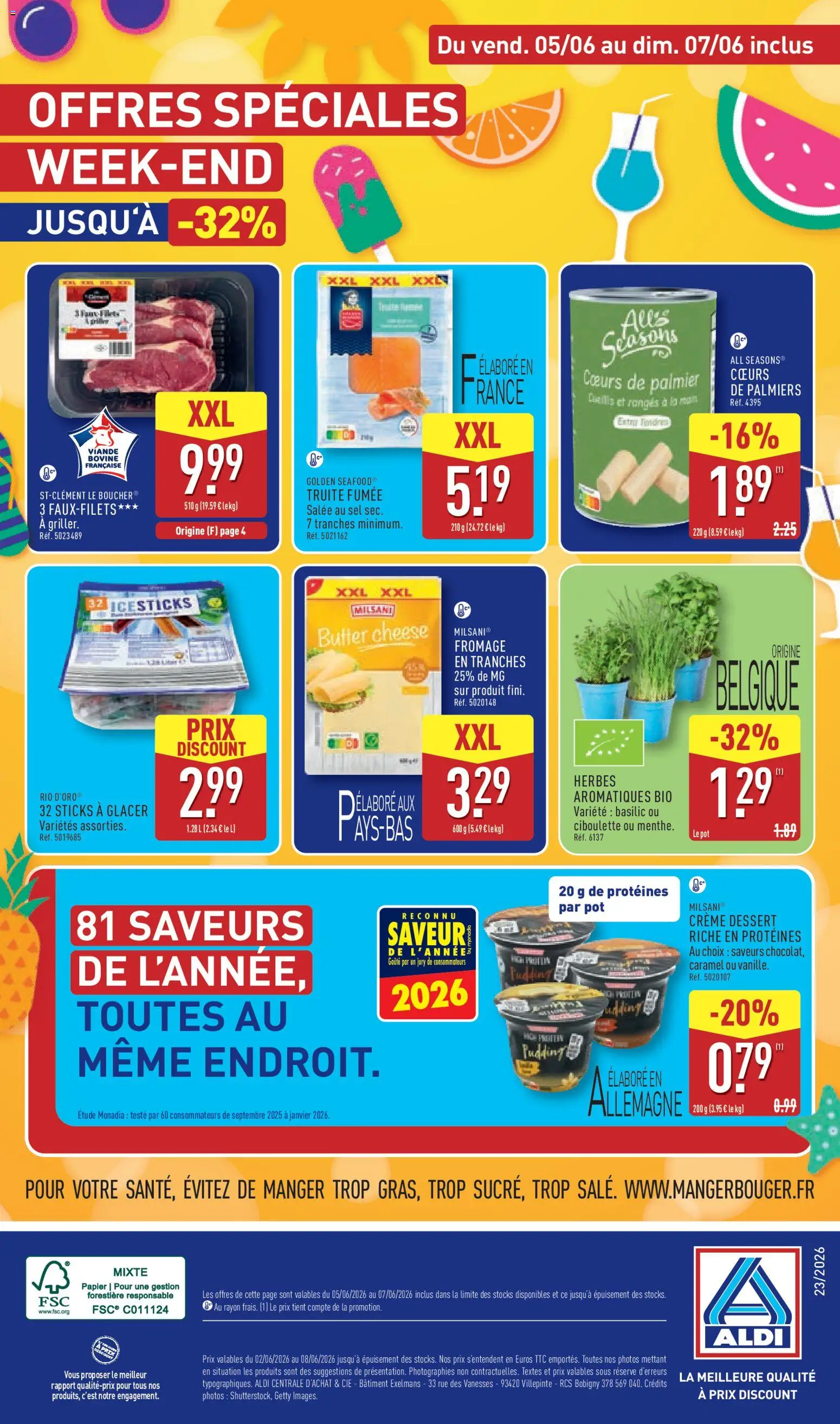 {H1} | Page: 53 | Produits: Truite fumée, Sel, Palmier, Viande