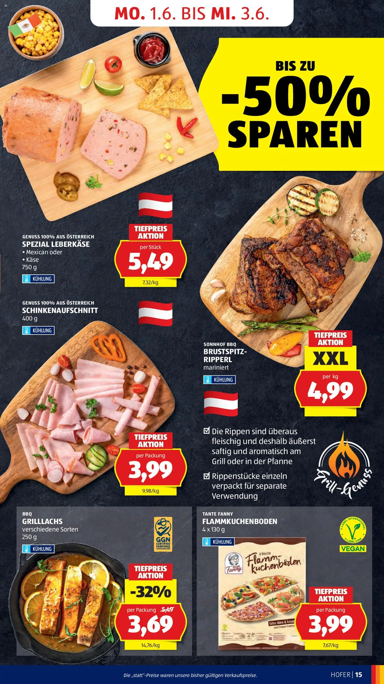 Hofer Flugblatt gültig ab 29.05.2026 | Seite: 19 | Produkte: Grill, Käse