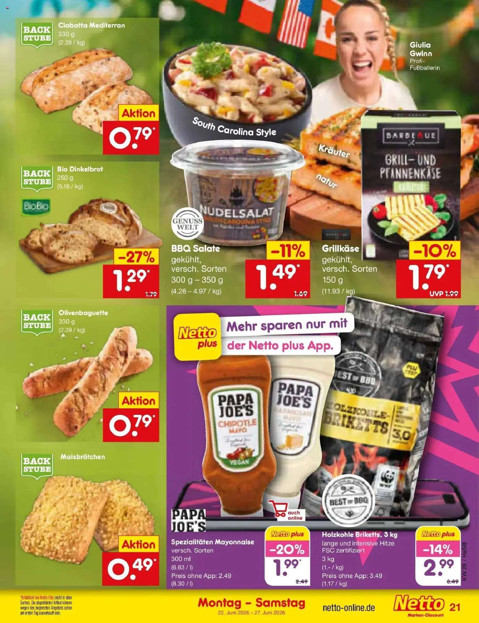 Netto Marken-Discount Prospekt Wuppertal – gültig ab 22.06.2026 | Seite: 27 | Produkte: Grill, Mayonnaise