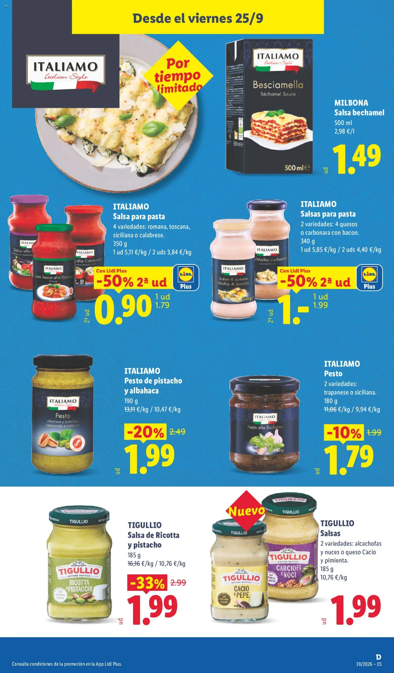 Lidl folleto │ válido desde el 21/09/2026 | Página: 43 | Productos: Salsas, Nueces, Queso, Pesto