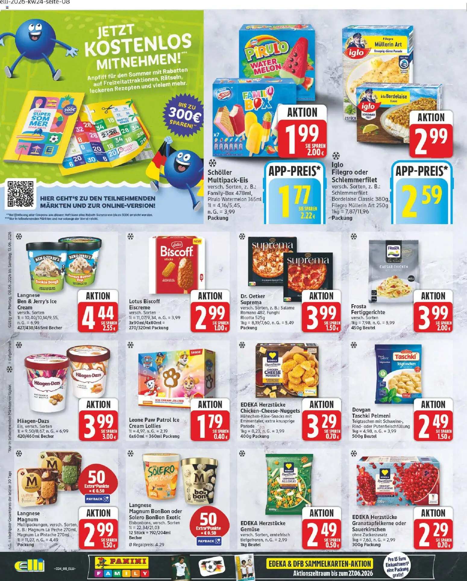 Elli Markt Prospekt Gütersloh – gültig ab 08.06.2026 | Seite: 8 | Produkte: Butter, Eiscreme, Ben & Jerry's, Hut