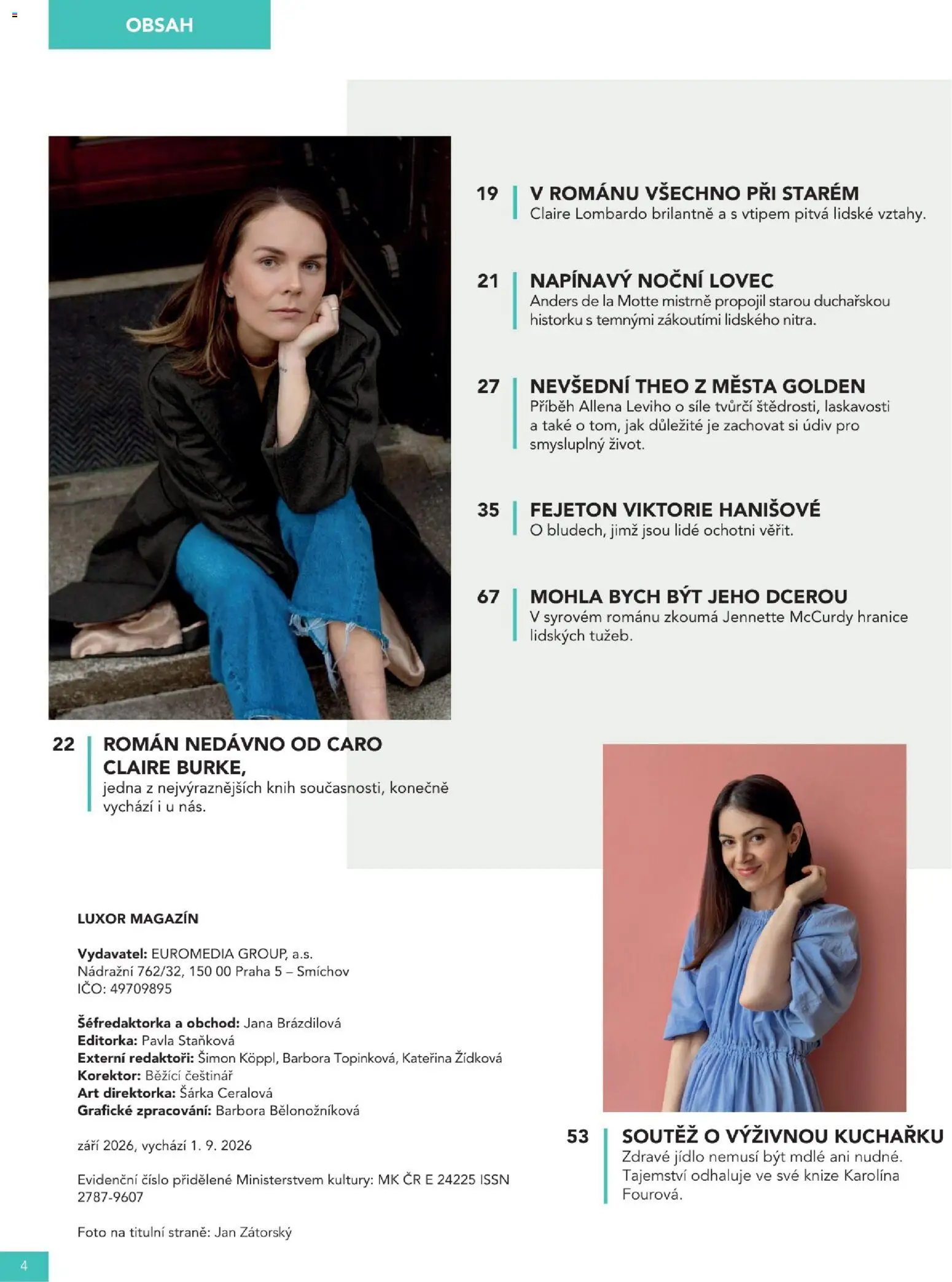 Knižní klub magazín od 01.09.2026 | Strana: 4 | Produkty: Caro, Korektor
