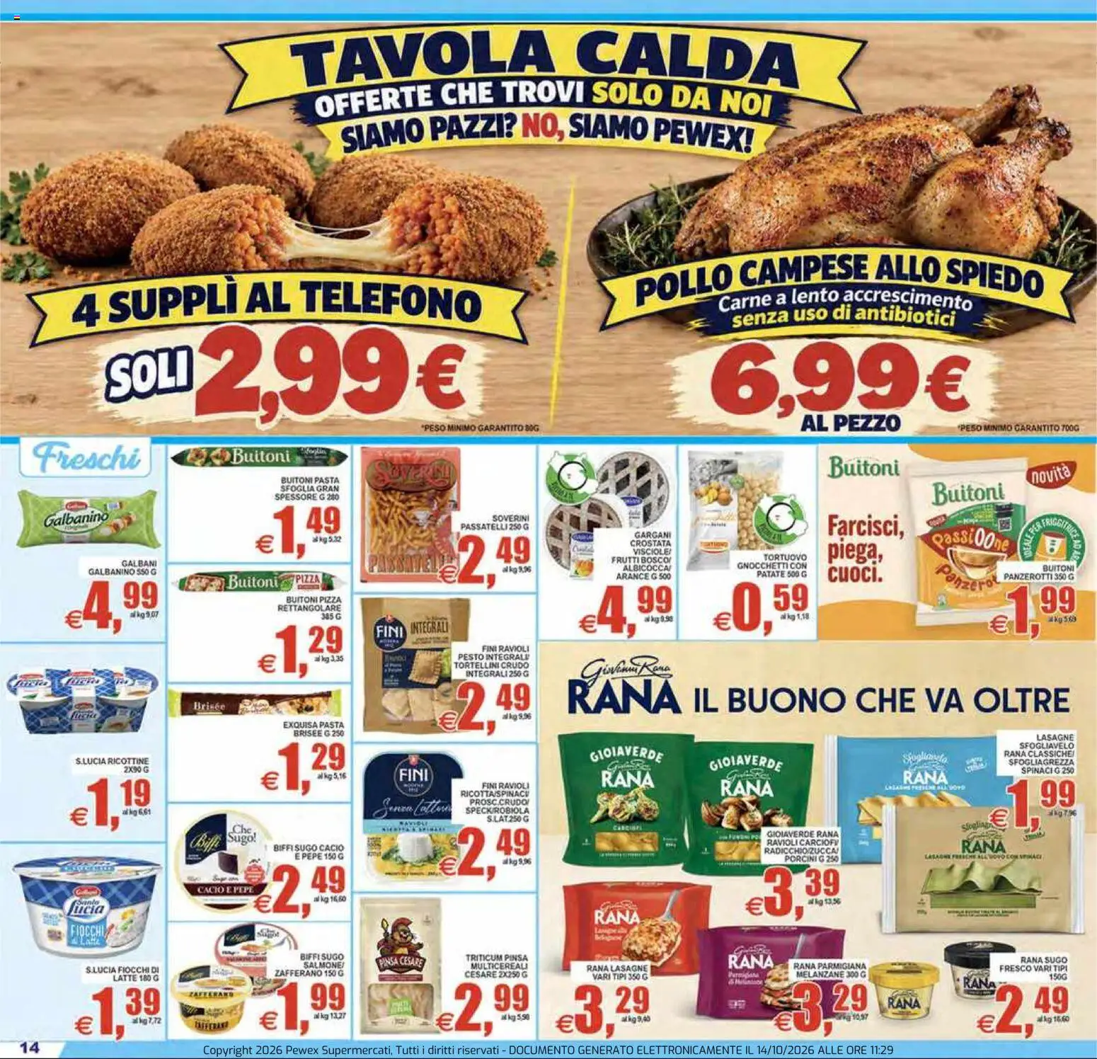 Volantino Pewex del 14/10/2026 | Pagina: 14