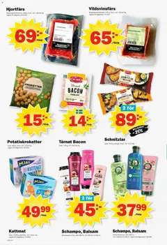 Pekås erbjudanden - Förhandsvisning av reklamblad från butik Pekås aktuell från 04.05.2026 | Sida: 6 | Produkter: Balsam, Bacon, Kattmat