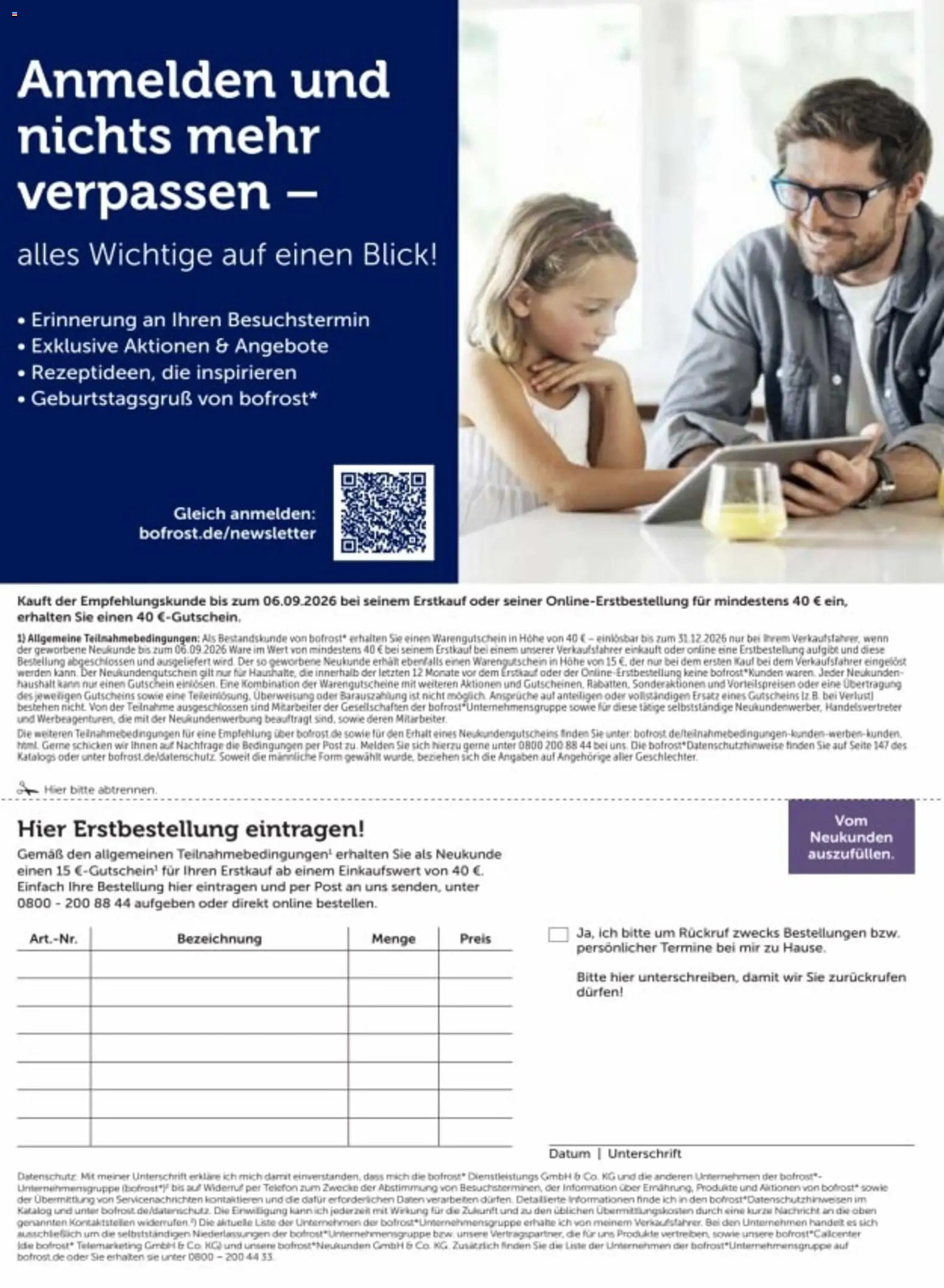Bofrost Katalog – gültig ab 06.03.2026 | Seite: 149 | Produkte: Telefon, Nachricht