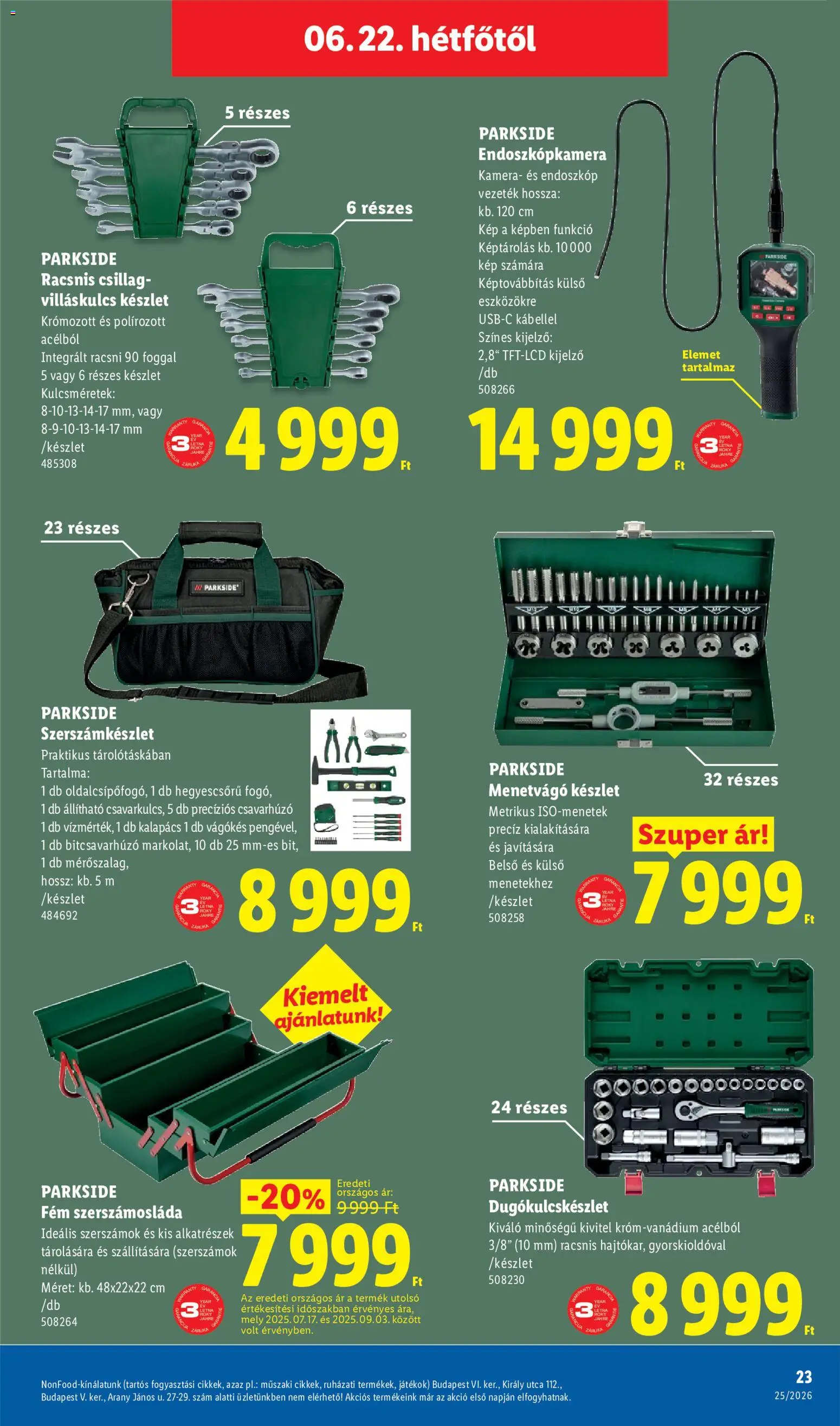 Lidl akciós ujság - amely érvényes a következő dátumtól: 18.06.2026 | Oldal: 23