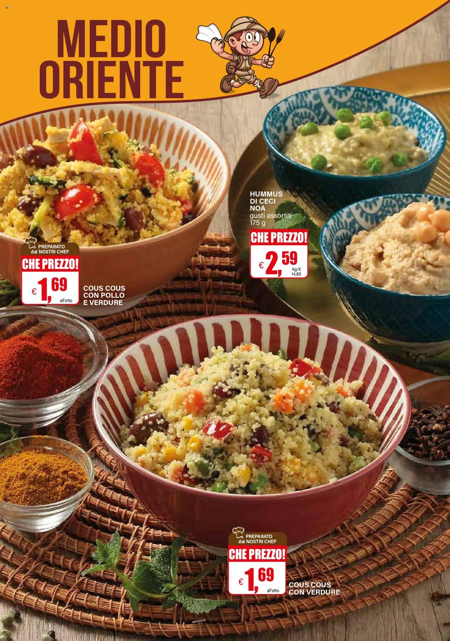 Volantino Il Gigante del 21/09/2026 | Pagina: 12 | Prodotti: Pollo, Ceci, Hummus, Cous cous
