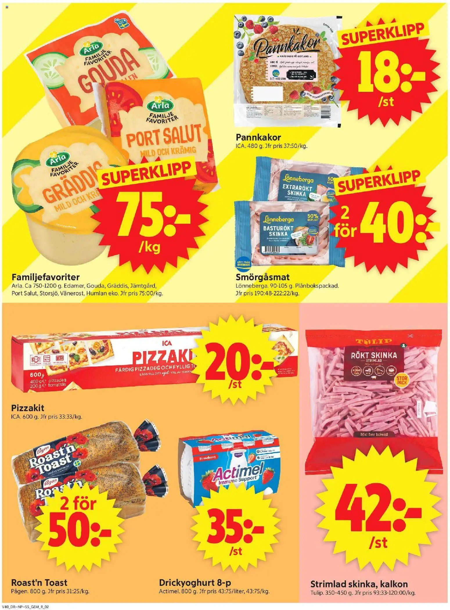 ICA Supermarket reklamblad aktuell från 28/09/2026 | Sida: 2