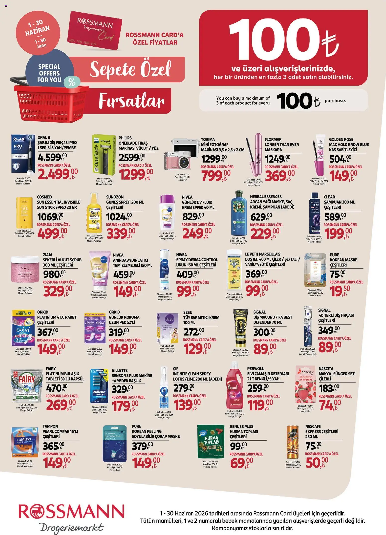 Rossmann Haziran Güzellik Kataloğu - 01.06.2026 tarihinden itibaren geçerlidir | Sayfa: 6
