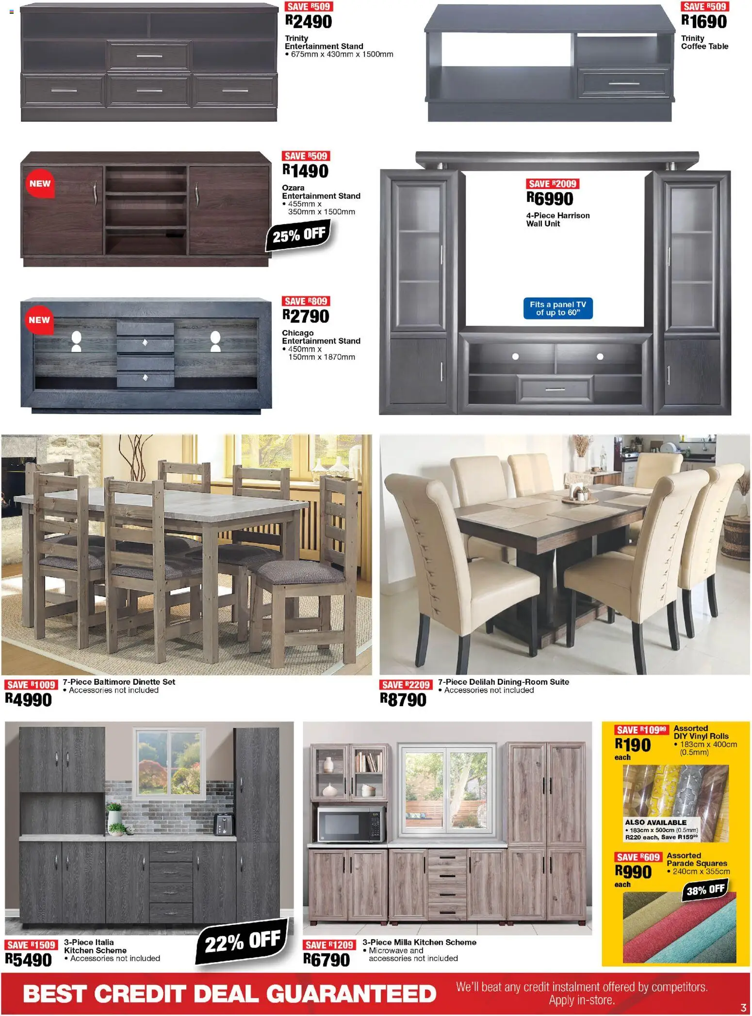 New OK Furniture catalogue – valid from 27.05.2026 | Page: 3 | Products: Table, Microwave, Coffee, Dinette set