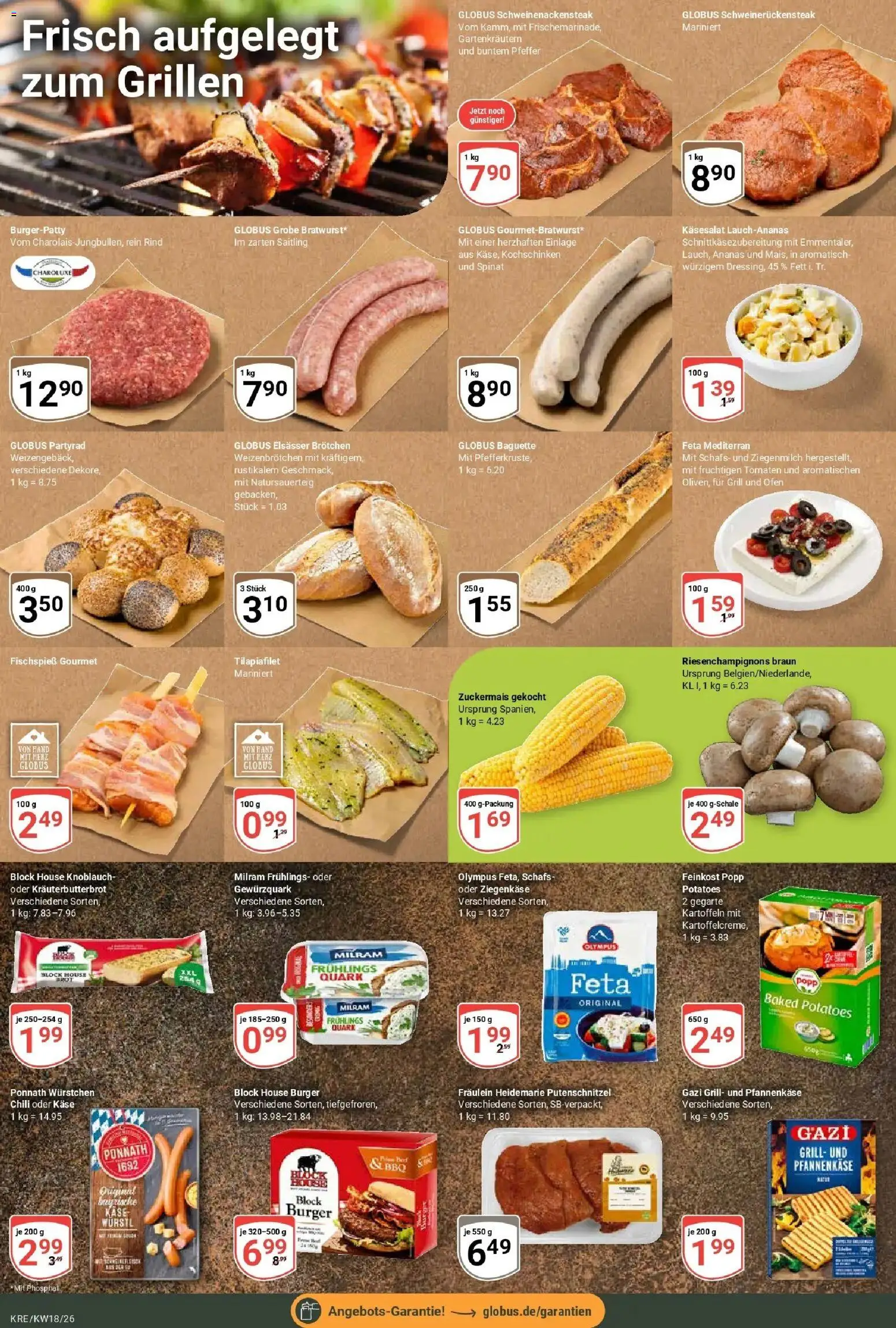 Globus Prospekt Krefeld	 – gültig ab 27.04.2026 | Seite: 20 | Produkte: Ofen, Baguette, Kartoffeln, Knoblauch
