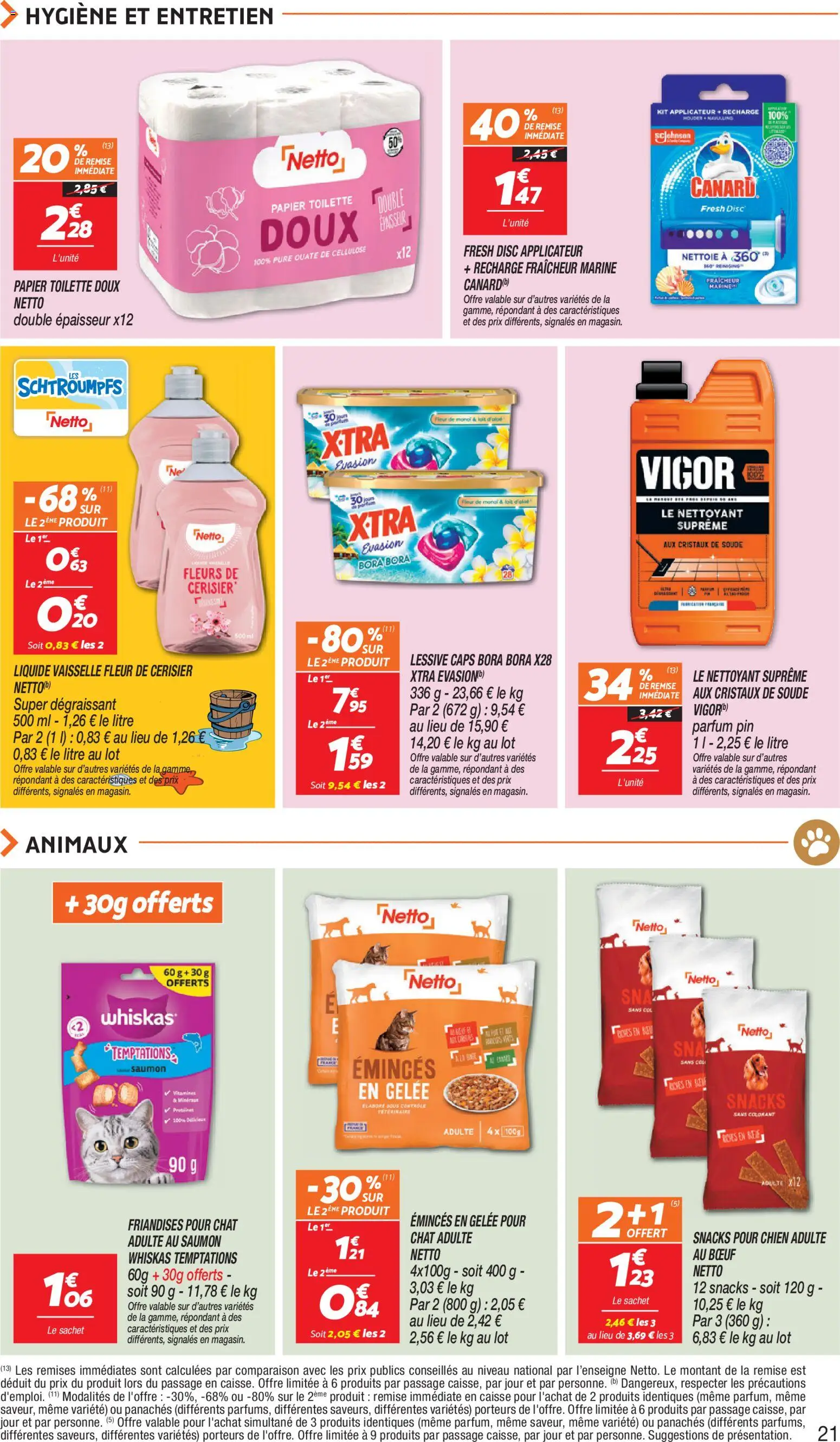 {H1} | Page: 21 | Produits: Papier toilette, Parfum, Liquide vaisselle, Lessive