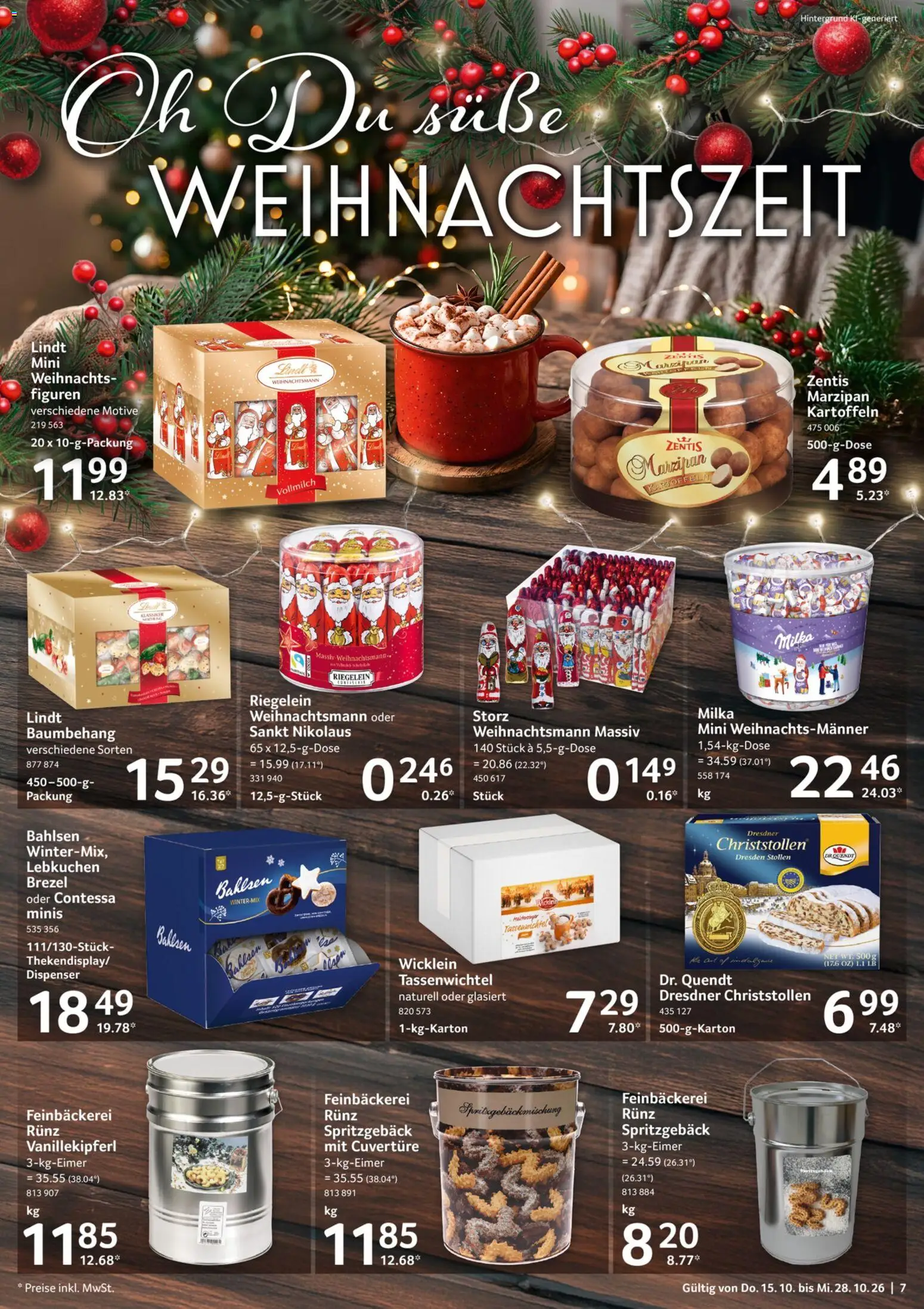 Selgros Gastronomie – gültig ab 15.10.2026 | Seite: 7 | Produkte: Milka, Kartoffeln, Lindt