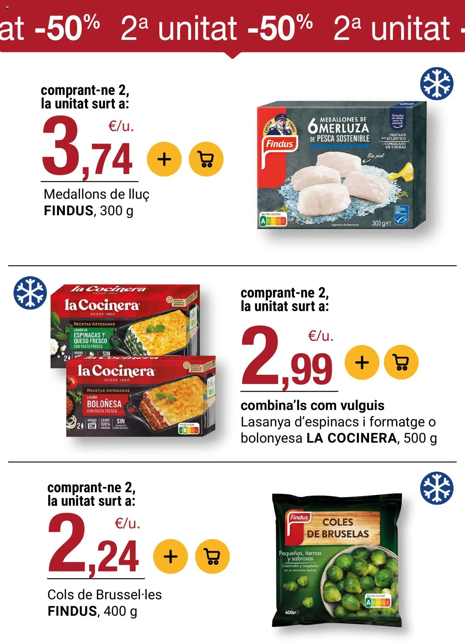 Bonpreu folleto │ válido desde el 19.05.2026 | Página: 34 | Productos: Medallones, Queso fresco, Pescado, Πορσελάνη