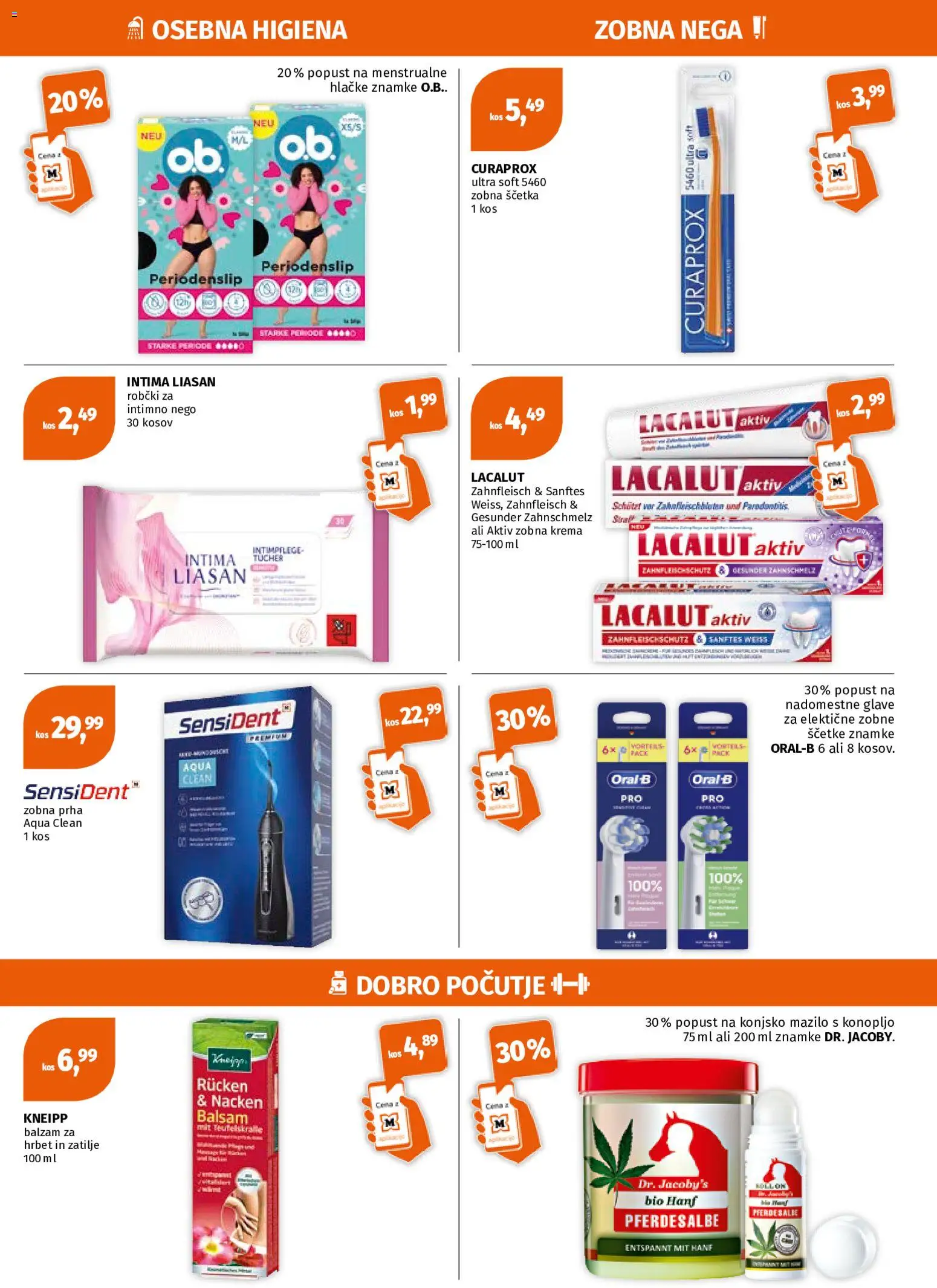 Novi Müller katalog ponudbe – veljaven od 20.07.2026 | Stran: 5 | Izdelki: Robčki, Prha, Krema, Zobna scetka