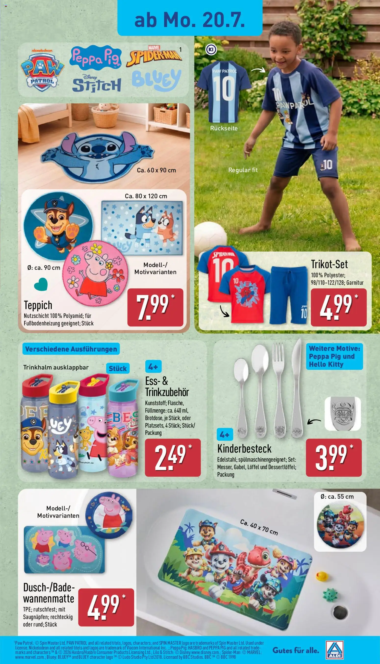 Aldi Ausblick – gültig ab 20.07.2026 | Seite: 3 | Produkte: Teppich