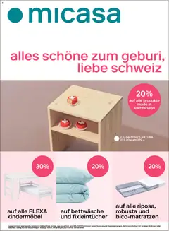 z.b. nachttisch NATURA, Nachttisch NATURA ab 29.07.2026 gültig | Seite: 16 | Produkte: Nachttisch, Bettwäsche