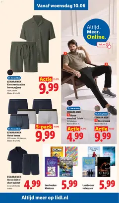 Lidl folder - Non food - Voorbeeld van een folder van Lidl, geldig van 10.06.2026 | Pagina: 7 | Producten: Shirt, Broek, Pyjama, Koraal