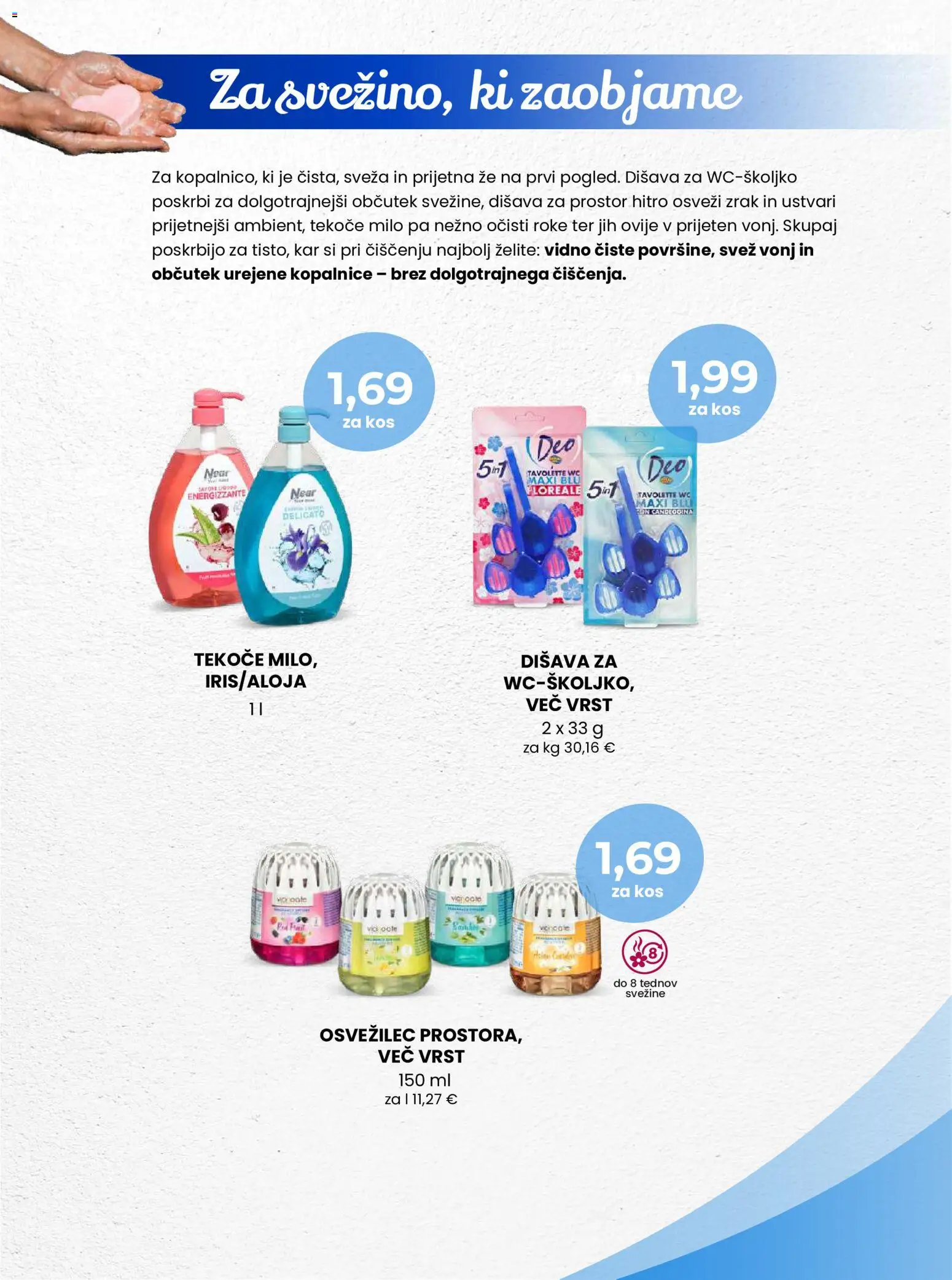 Novi Eurospin katalog ponudbe – veljaven od 26.10.2026 | Stran: 13 | Izdelki: Tekoče milo, Kos, Disava, Milo