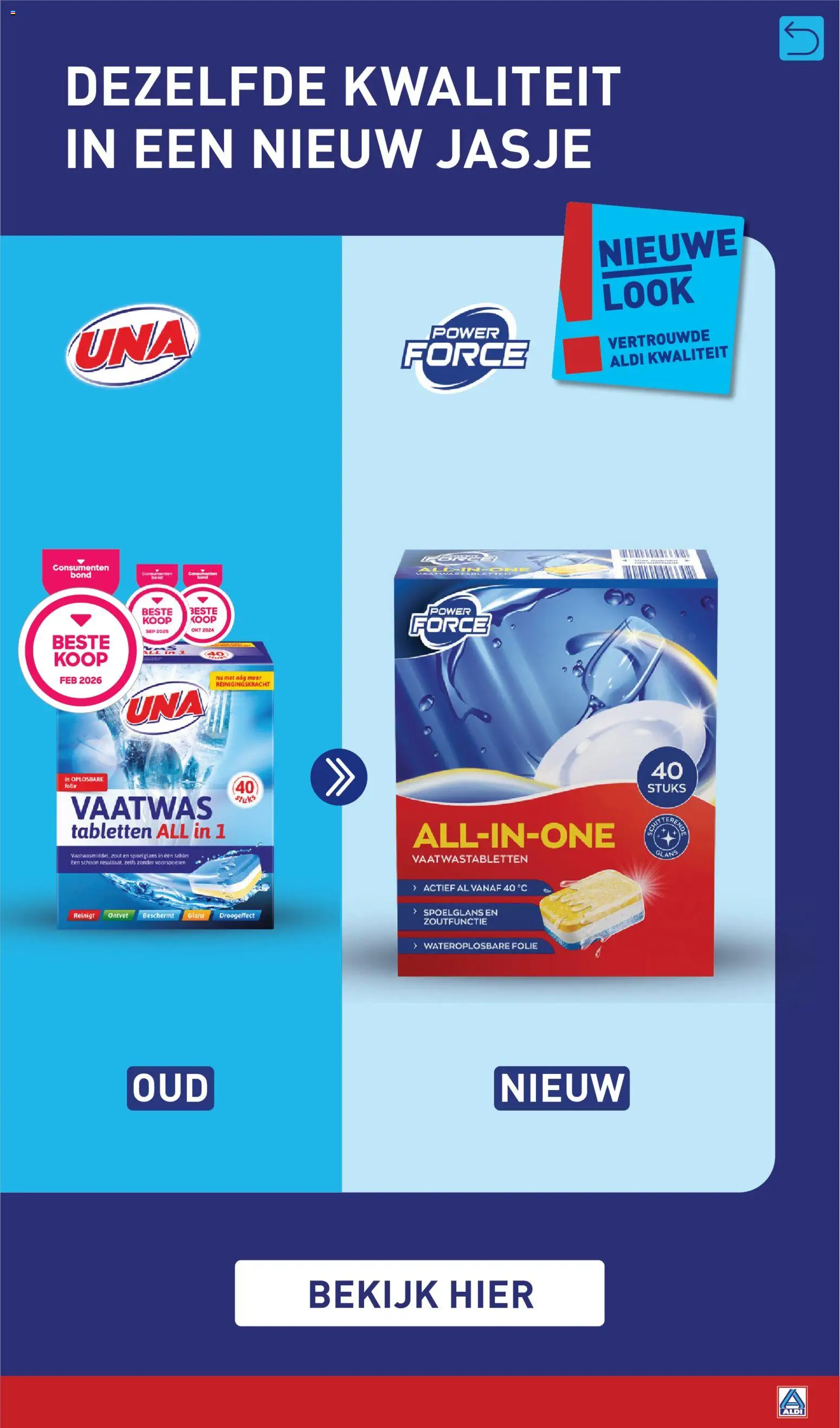 {H1} | Pagina: 19 | Producten: Vaatwas tabletten, Tablet