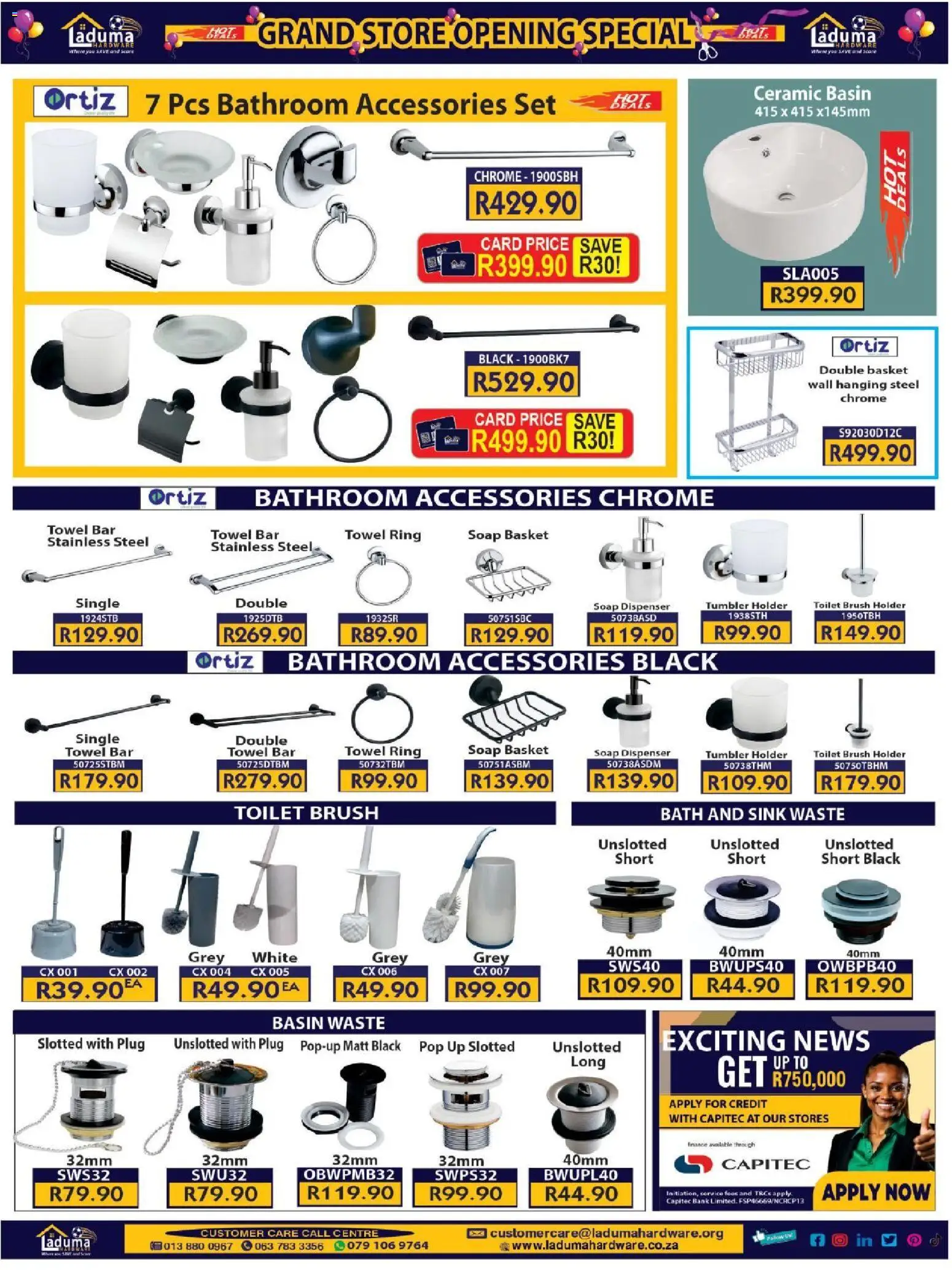 New Laduma Hardware catalogue – valid from 23/09/2026 | Page: 8 | Products: Bath, Brush, Basin, Sink