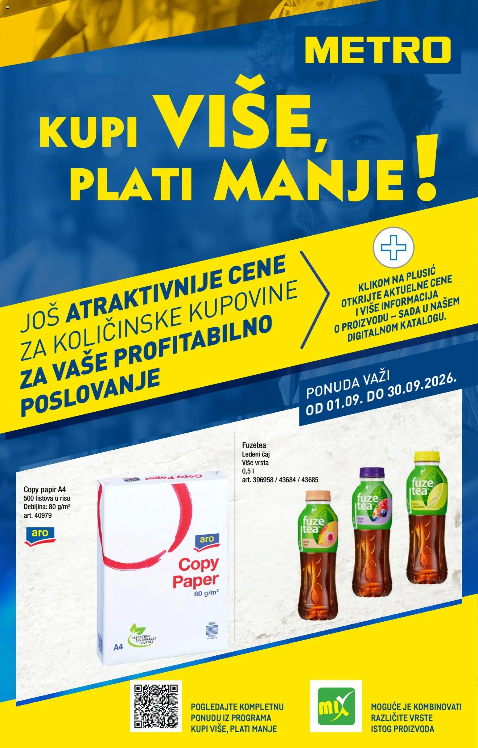 Metro katalog - važi od 01.09.2026 | Strana: 1 | Proizvode: Ledeni čaj, Čaj