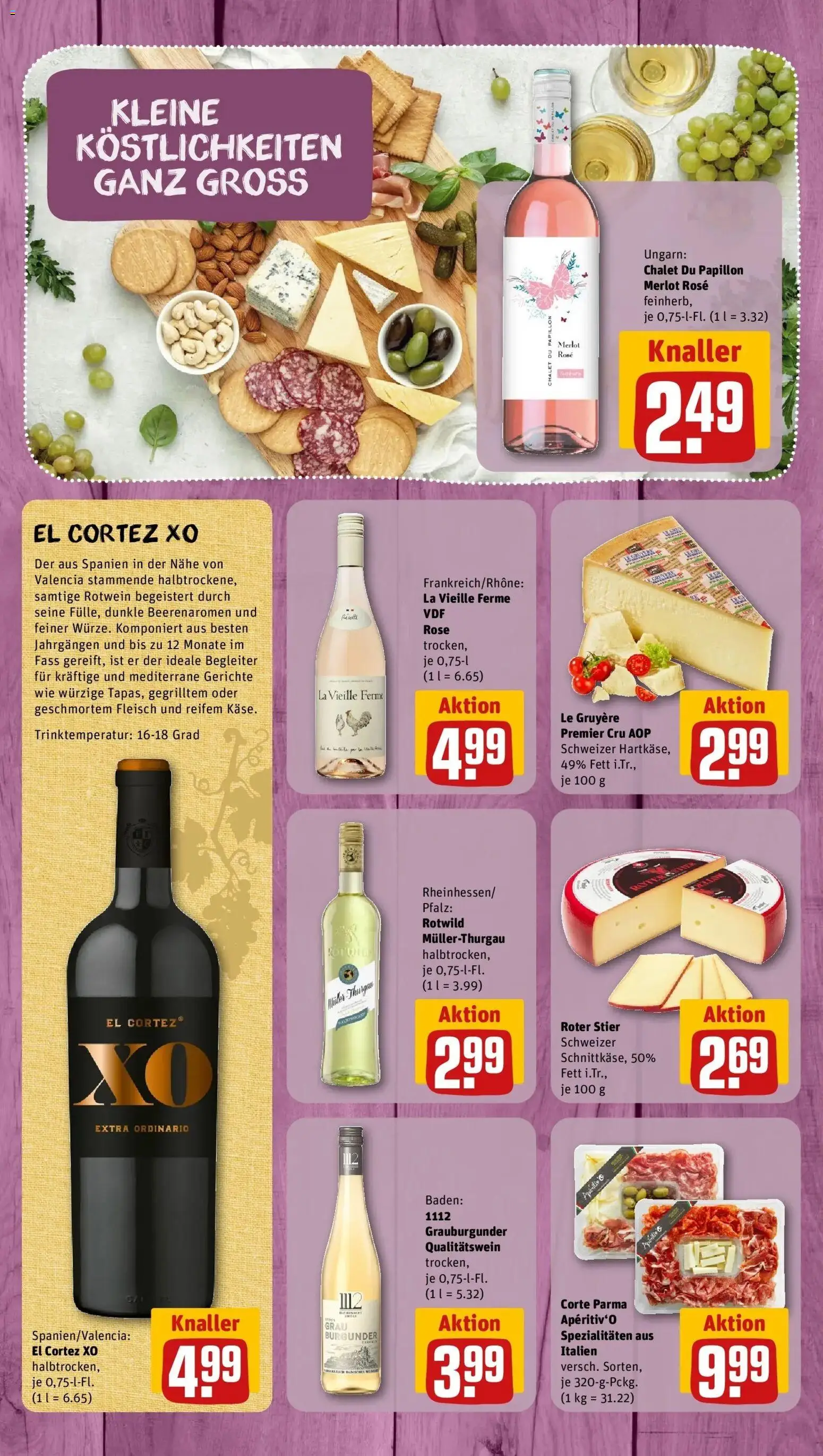 REWE Prospekt ab 31.08.2026 zum Blättern » Angebote | Seite: 12 | Produkte: Rotwein, Spezialitäten, Gerichte, Fleisch