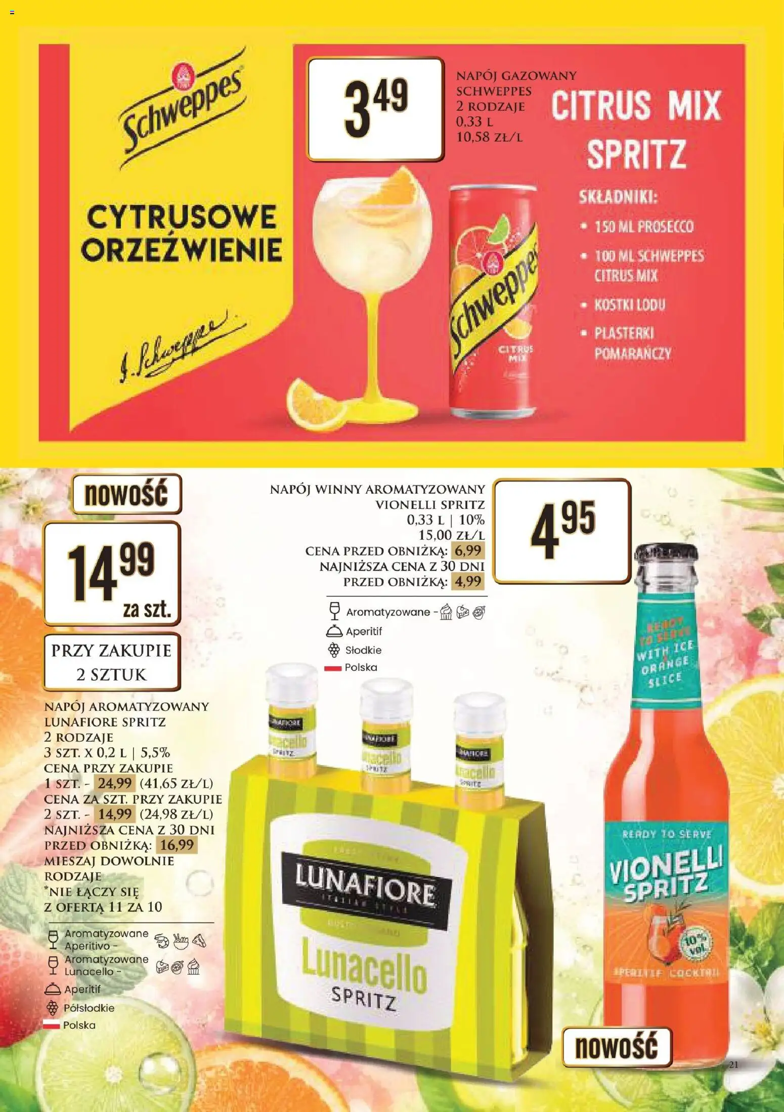 Dino gazetka alkoholowa od 29.05.2026 | Strona: 21 | Produkty: Prosecco
