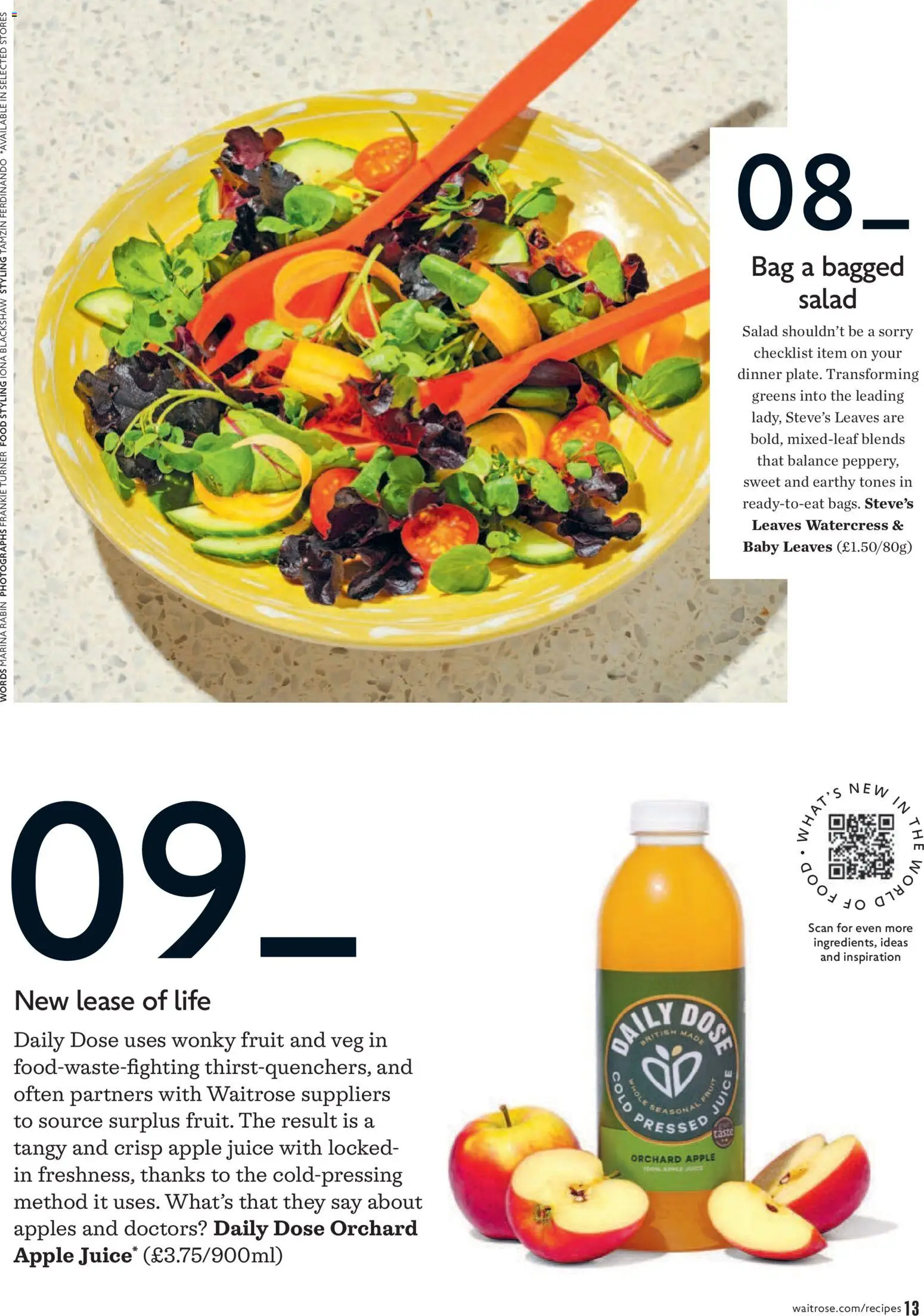 {H1} | Page: 13 | Products: Fruit, Juice, Apples, Salad