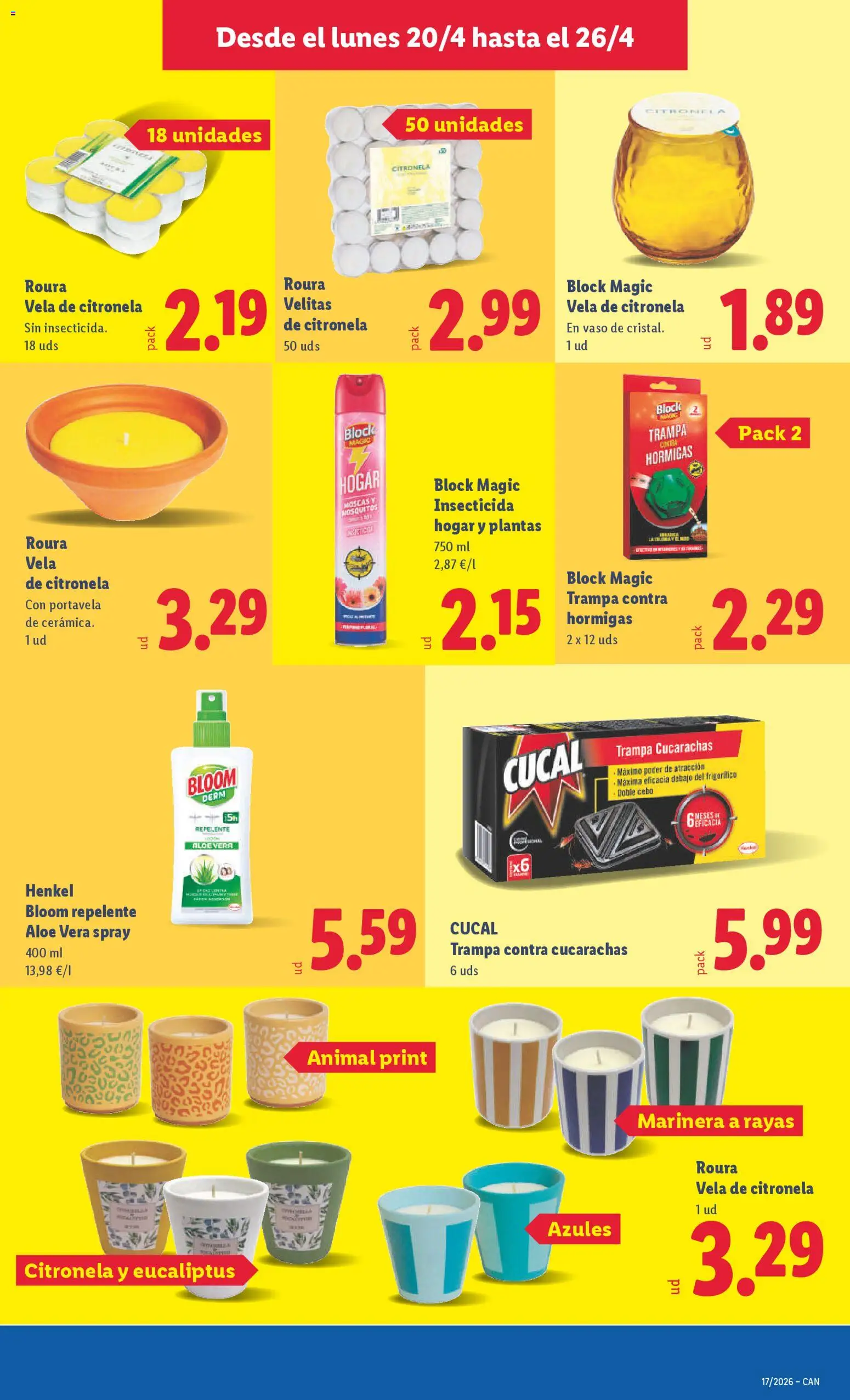 Lidl Canarias │ válido desde el 20.04.2026 | Página: 21 | Productos: Vela