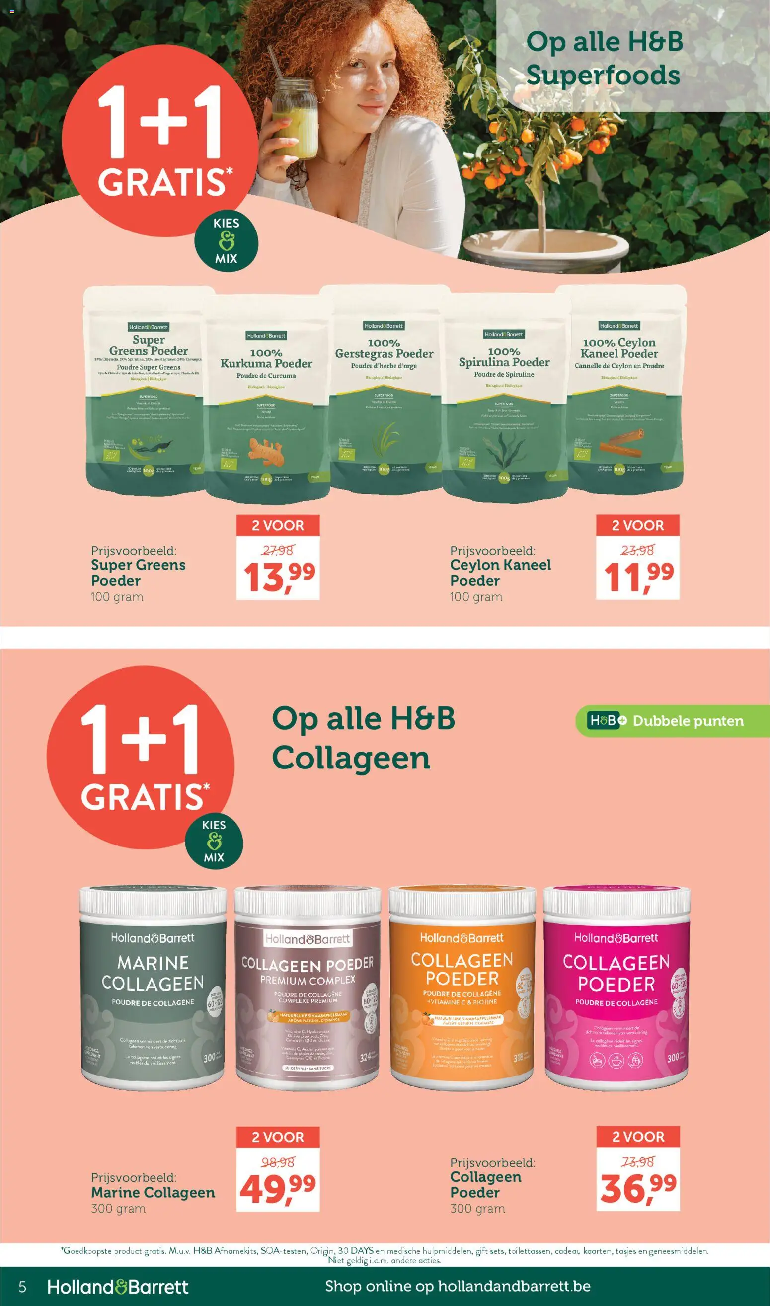 {H1} | Pagina: 5 | Producten: La, Kaneel, Vitamine C, Poeder