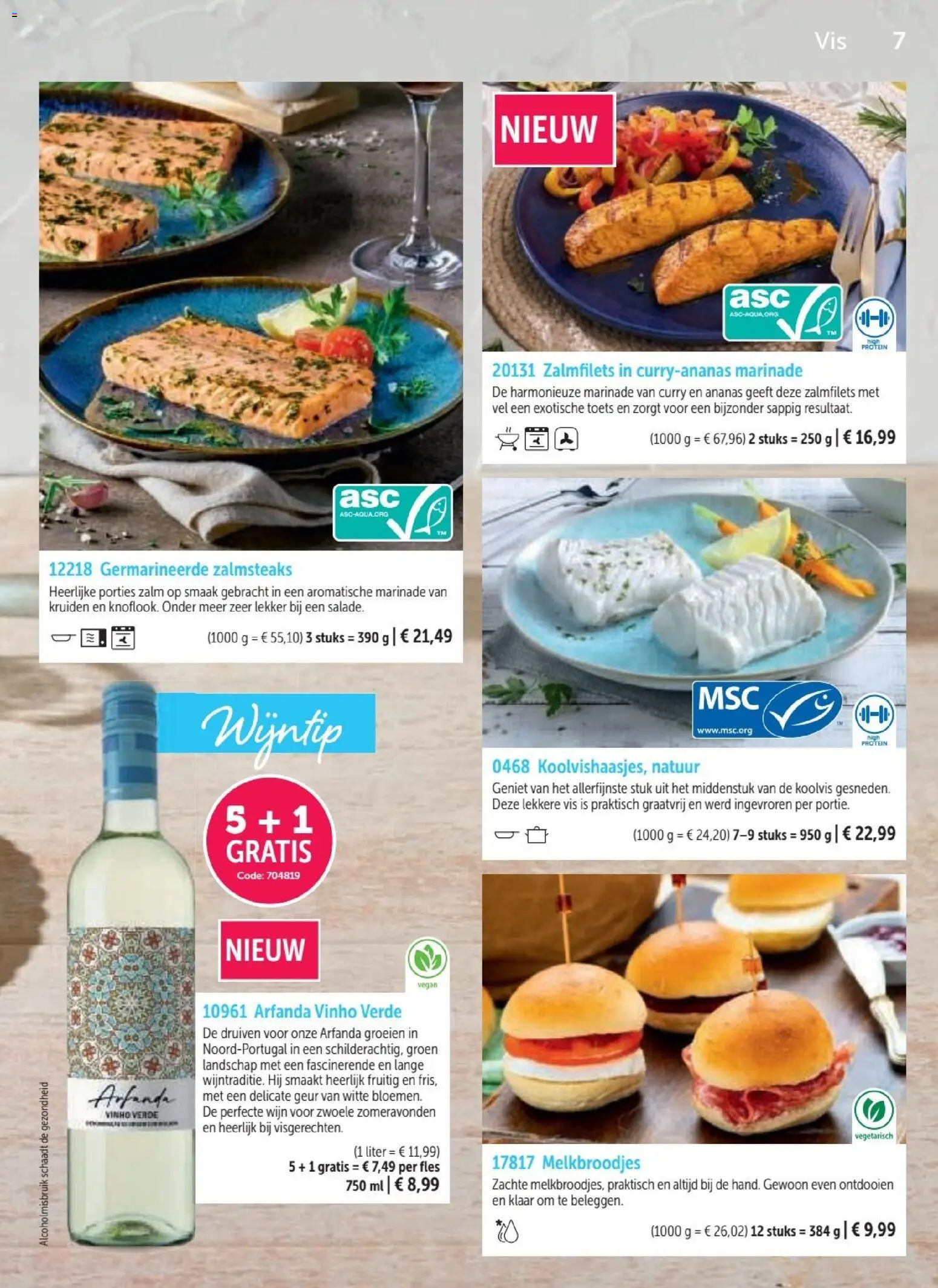 {H1} | Pagina: 7 | Producten: Fles, Zalm, Ananas, Druiven