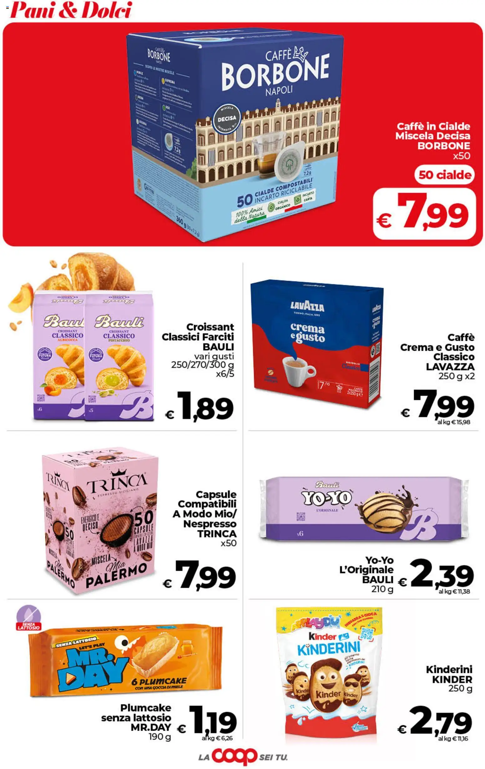 Volantino COOP del 29.05.2026 | Pagina: 29 | Prodotti: Crema, Plumcake, Lavazza, Caffè in cialde