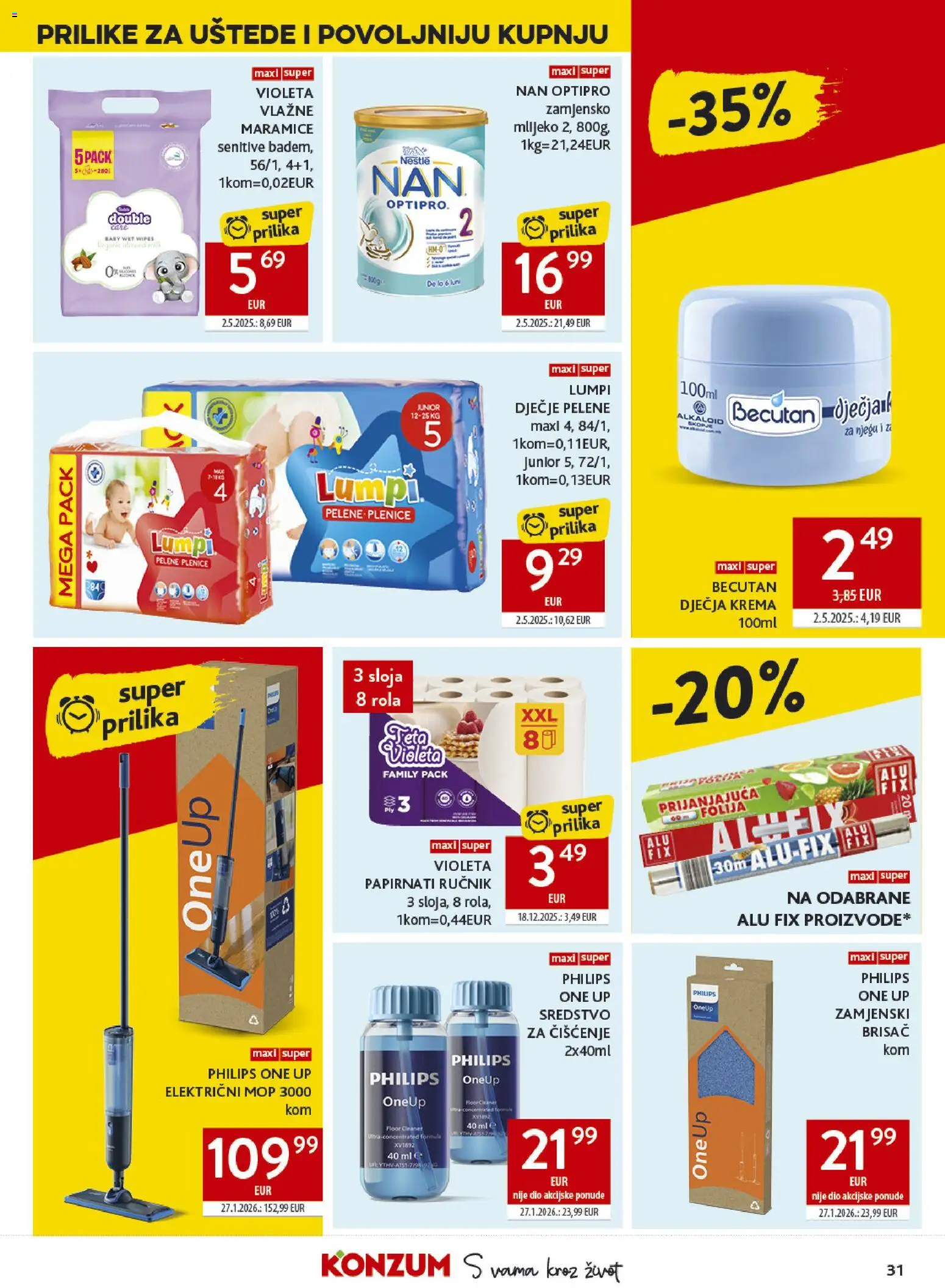 Konzum katalog | vrijedi od 01.07.2026 | Stranica: 31