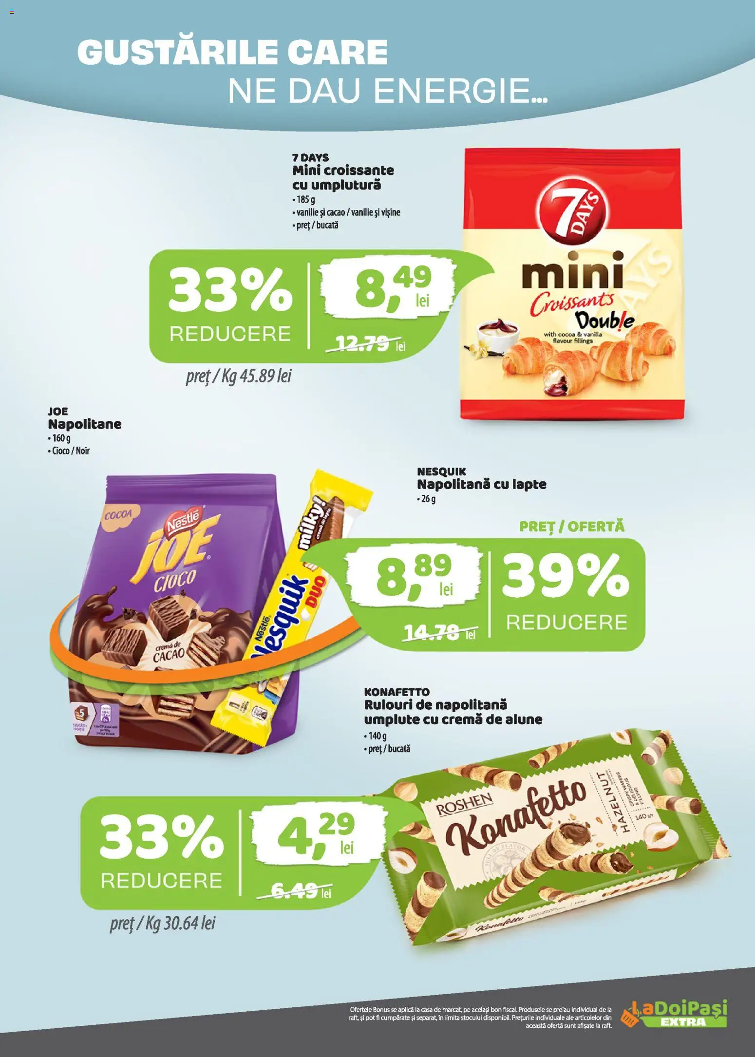 Noul catalog LaDoiPași – valabil de la 16.07.2026 | Pagină: 5 | Produse: Napolitane, Alune, Lapte, Cremă