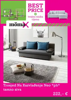 Mömax Katalog - Pregled kataloga iz trgovine Mömax, vrijedi od 13.04.2026 | Stranica: 4 | Proizvodi: Trosjed