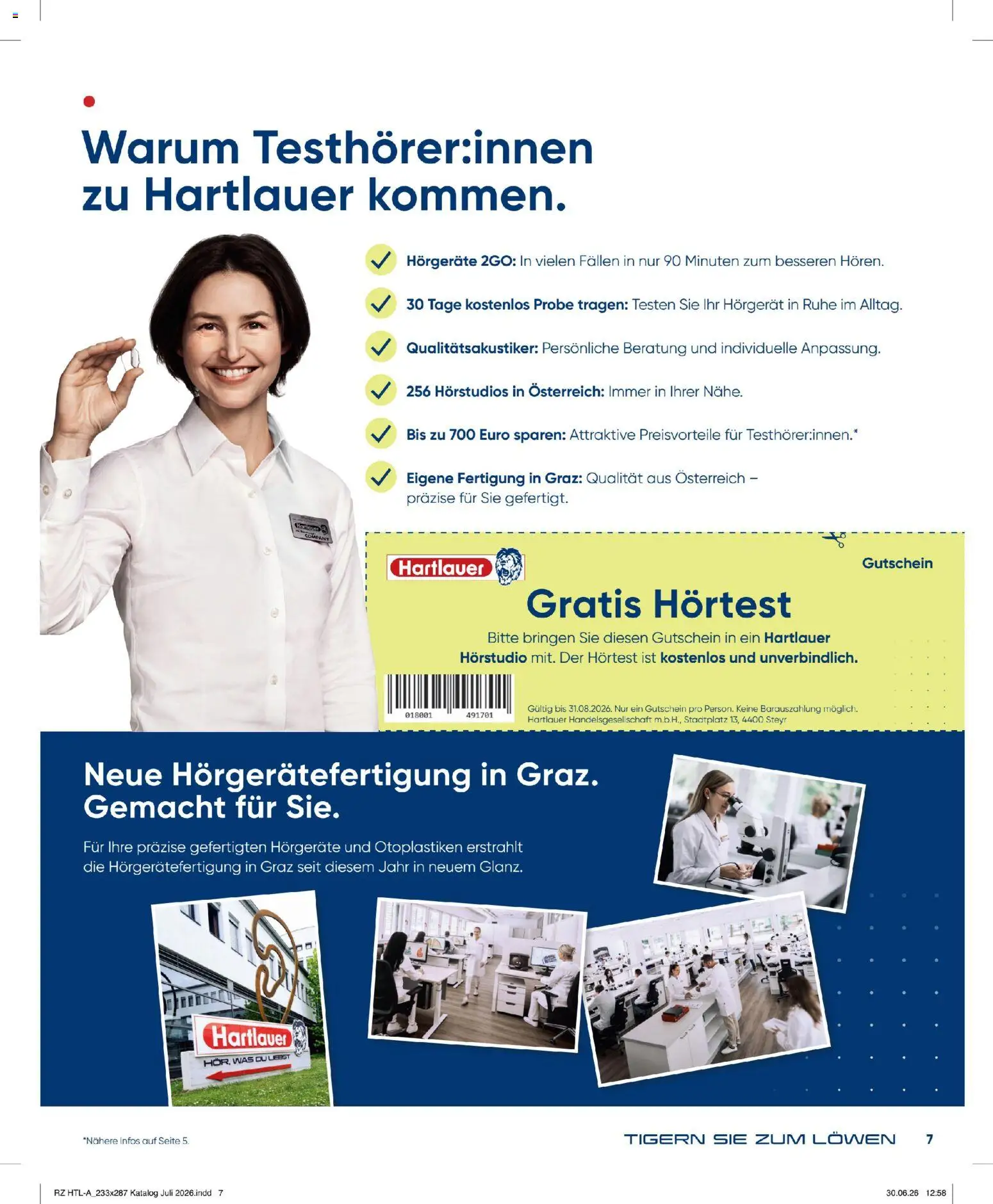 Hartlauer 500 Testhörer:innen gesucht! gültig ab 10.07.2026 | Seite: 7