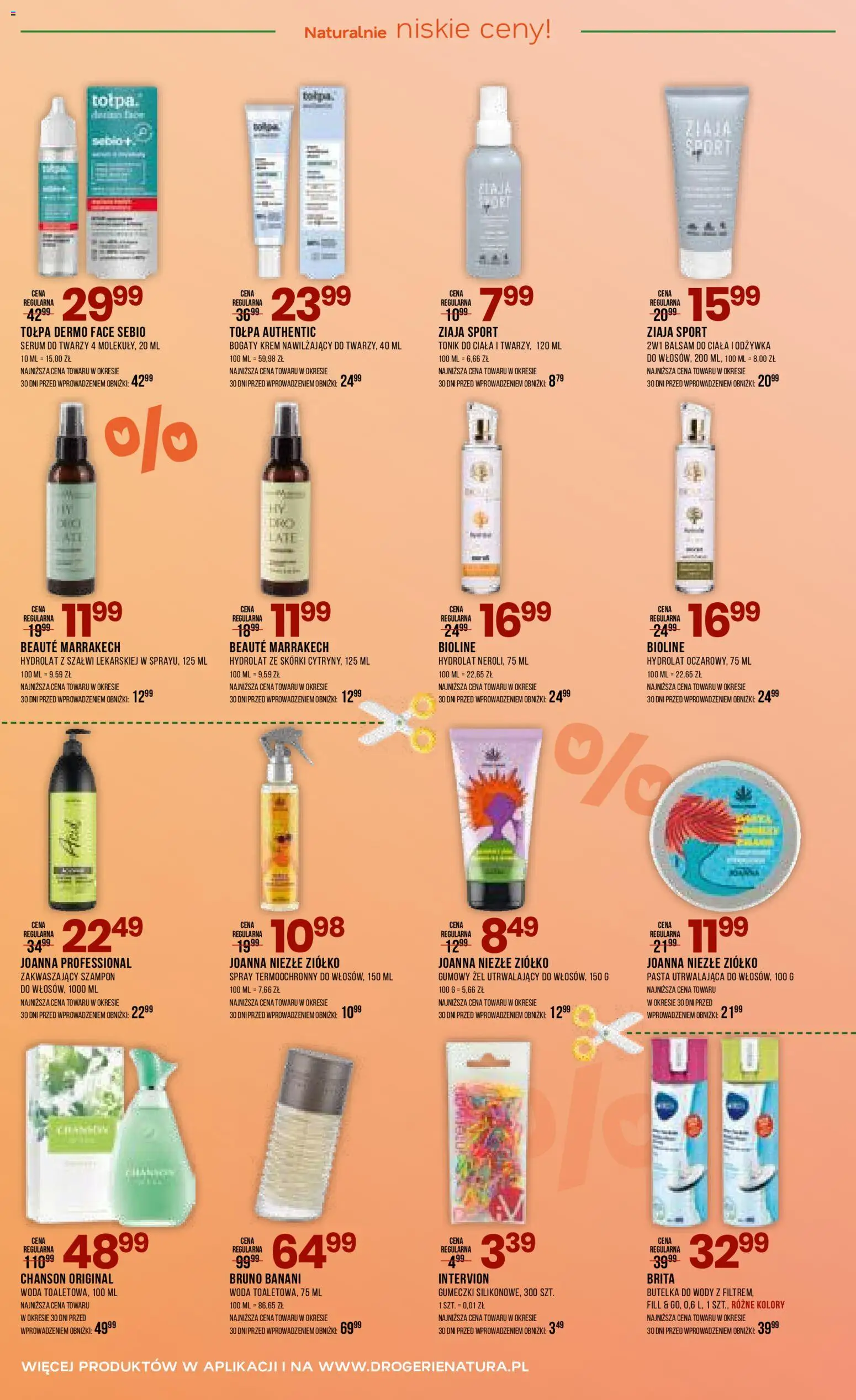 Drogerie Natura gazetka od 03.06.2026 | Strona: 10 | Produkty: Szampon, Body, Krem, Woda