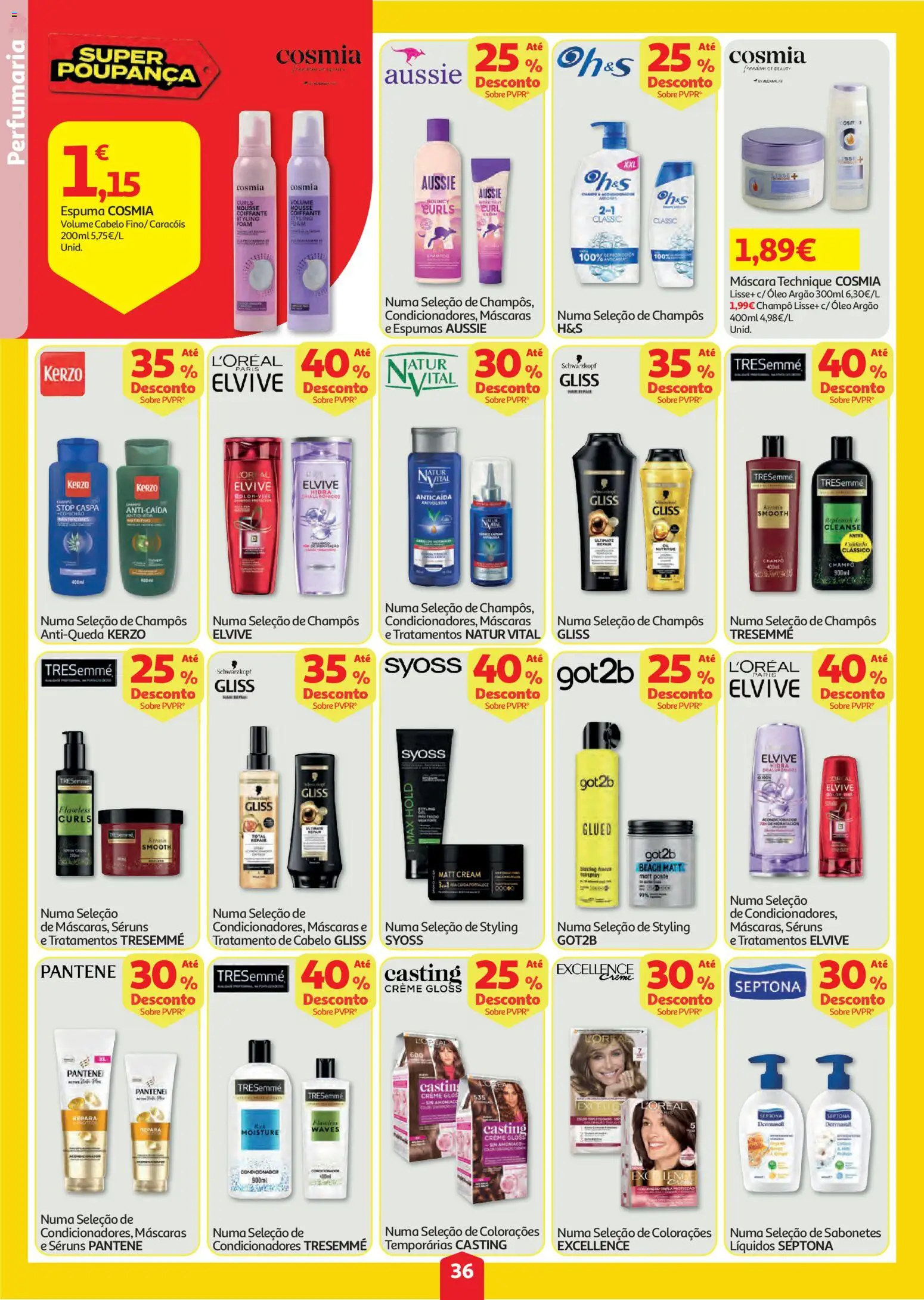 Auchan folheto │ válido de 06/08/2026 | Página: 36 | Produtos: Gloss, Óleo, Creme