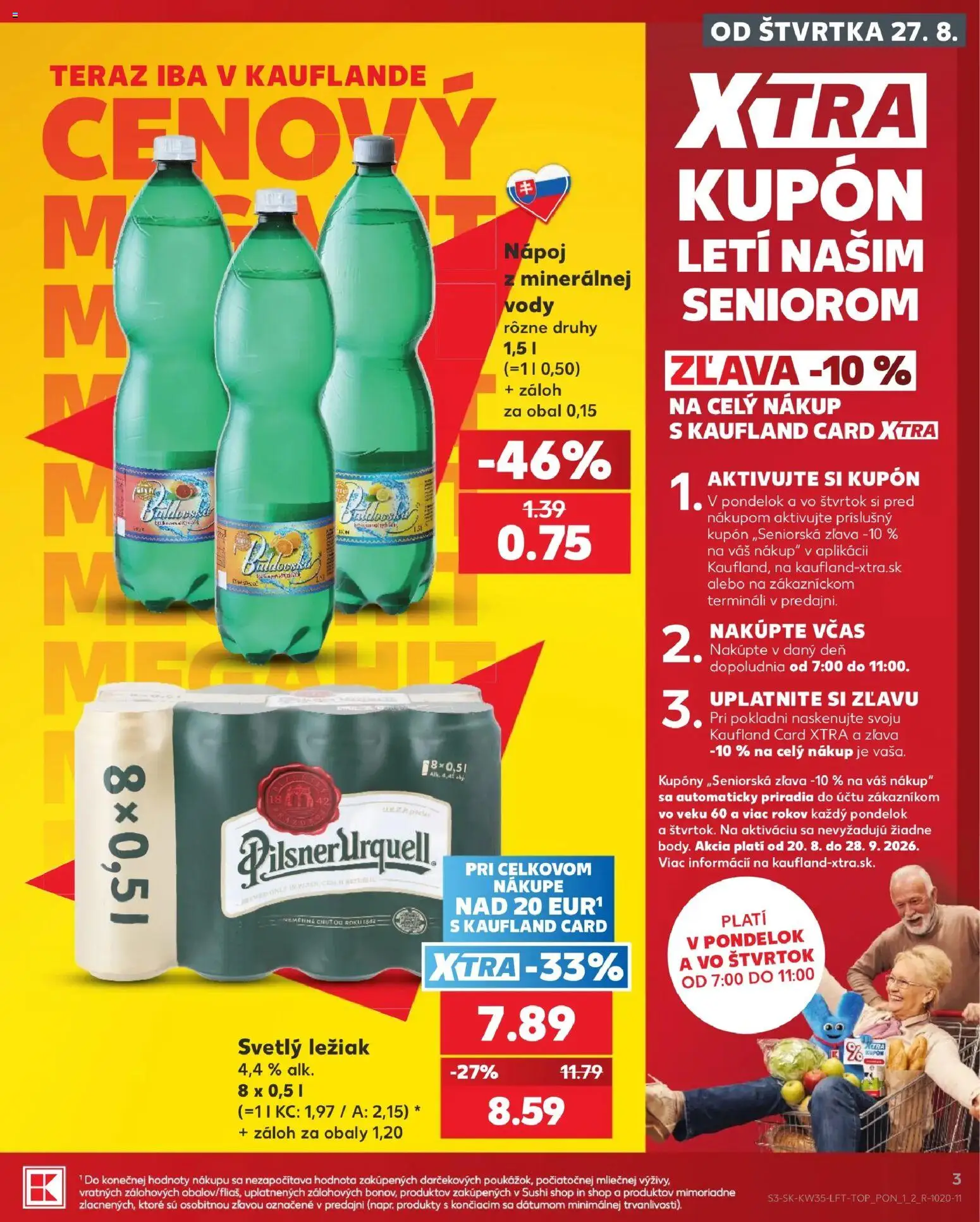 Nové Kaufland akcie – leták je platný od 27.08.2026 | Strana: 3