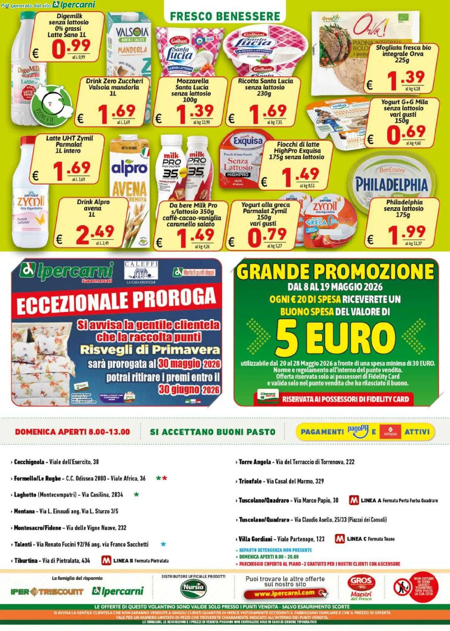 Volantino Ipercarni del 08.05.2026 | Pagina: 16 | Prodotti: Yogurt, Fiocchi, Ricotta, Terra