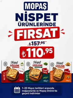 01.05.2026 tarihinden itibaren geçerli olan Mopaş kataloğu önizlemesi