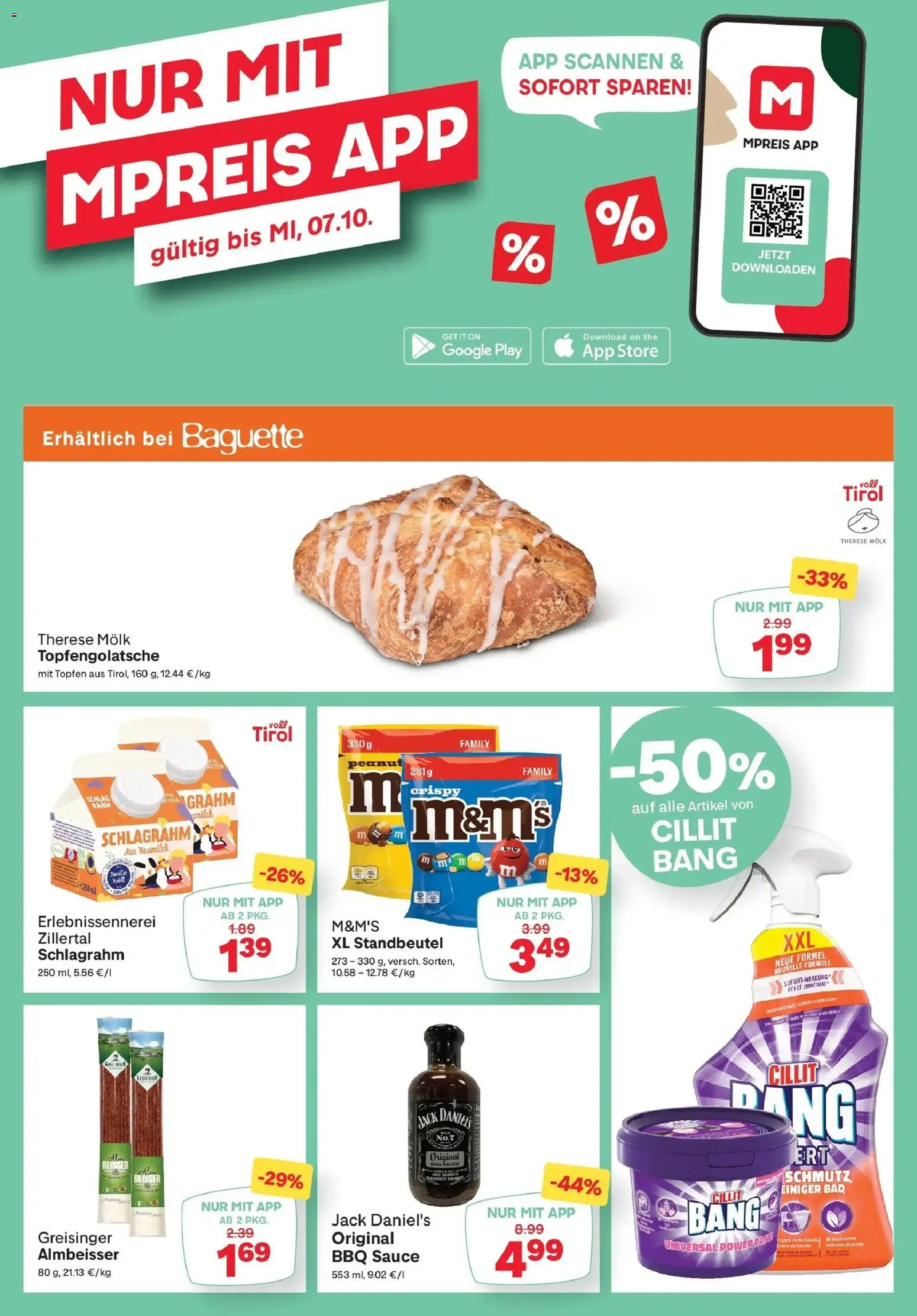 MPREIS Sillian von 24.09.2026 - Aktuelle Angebote | Seite: 13 | Produkte: Whiskey, Baguette, Bad