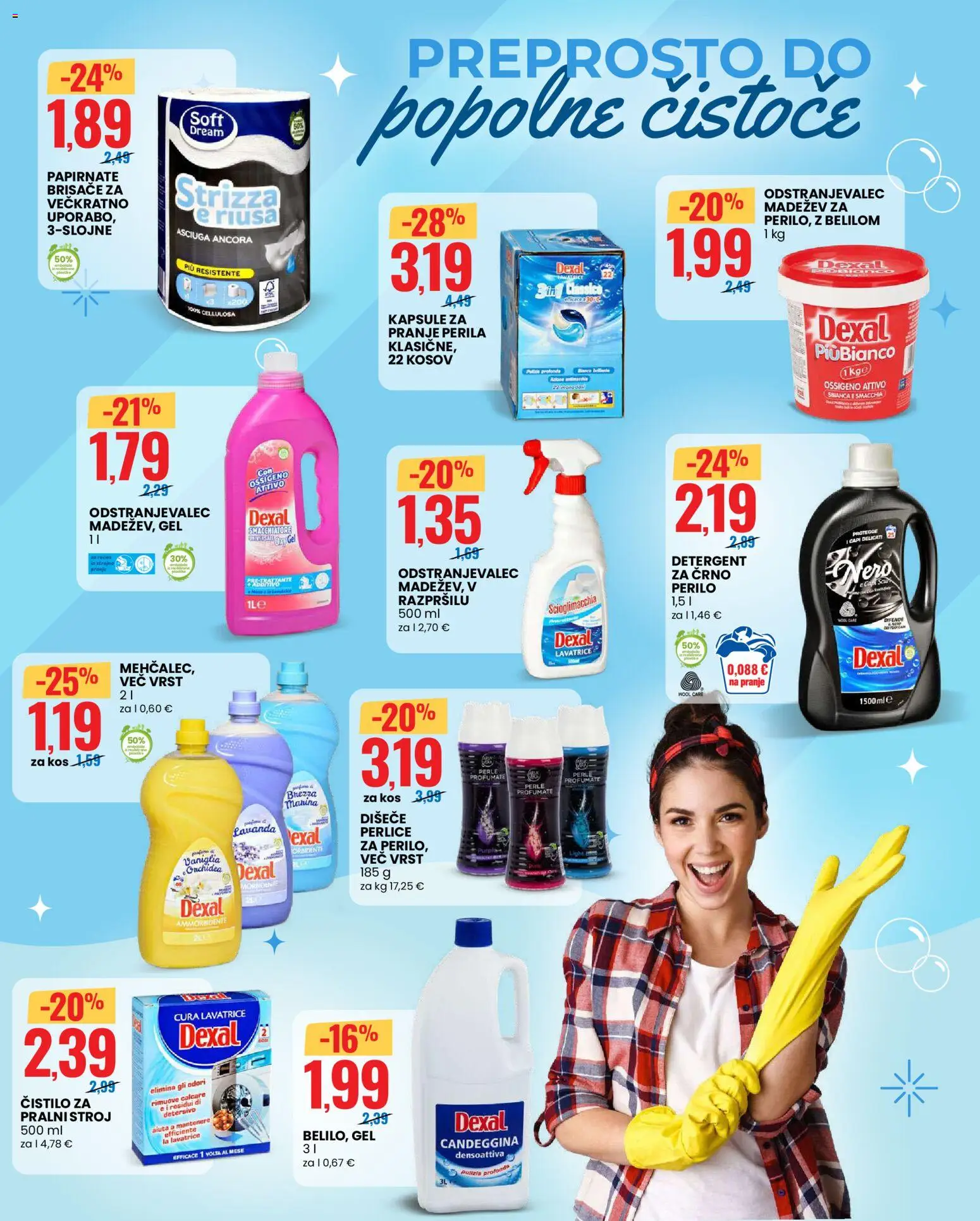 Novi Eurospin katalog ponudbe – veljaven od 03.09.2026 | Stran: 2 | Izdelki: Kapsule za pranje perila, Pralni stroj, Kos, Odstranjevalec madezev