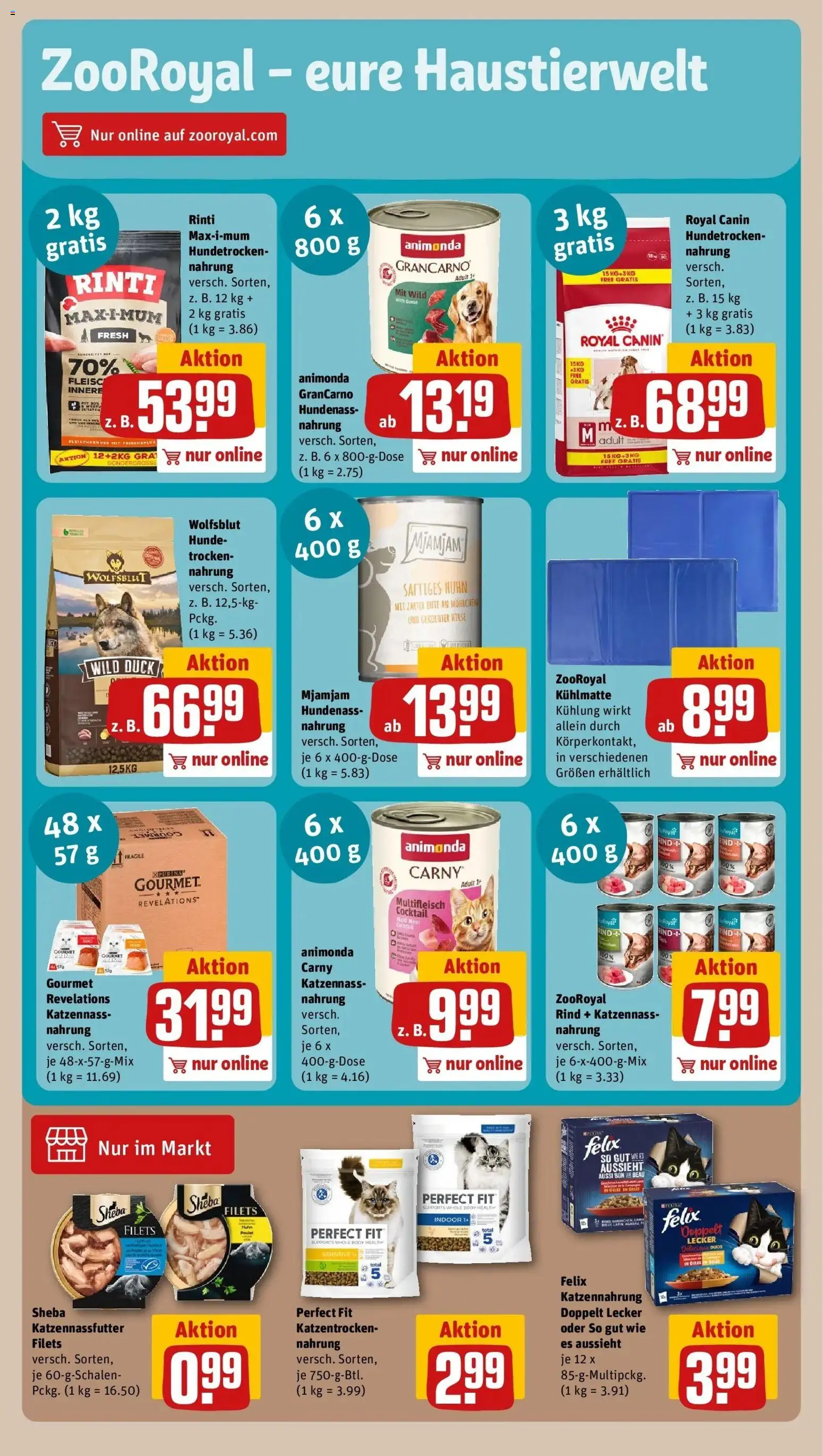 Rewe Prospekt Schwerin – gültig ab 01.06.2026 | Seite: 27 | Produkte: Sheba, Ente