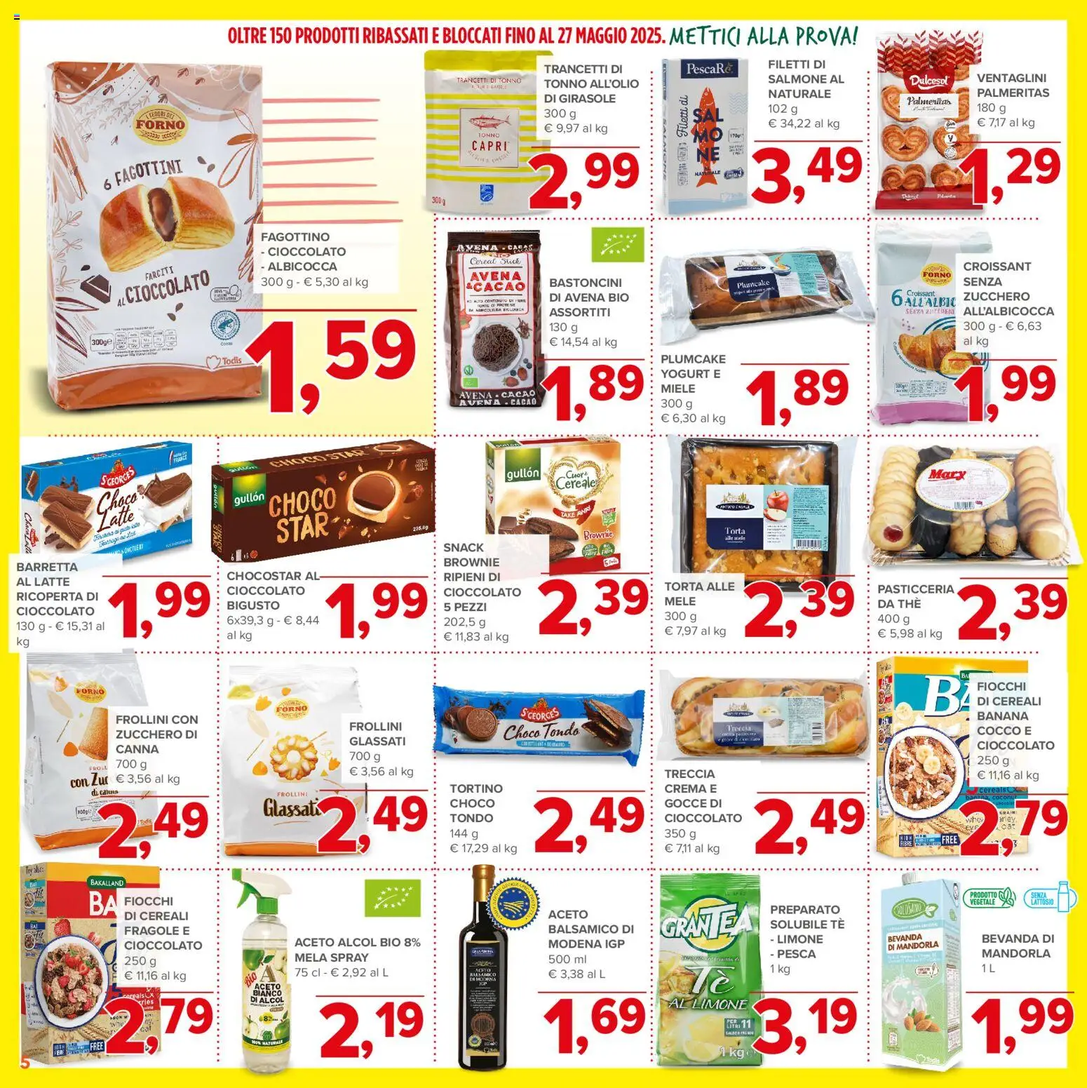 Volantino Todis del 07.04.2026 | Pagina: 5 | Prodotti: Fragole, Zucchero, Limone, Tonno