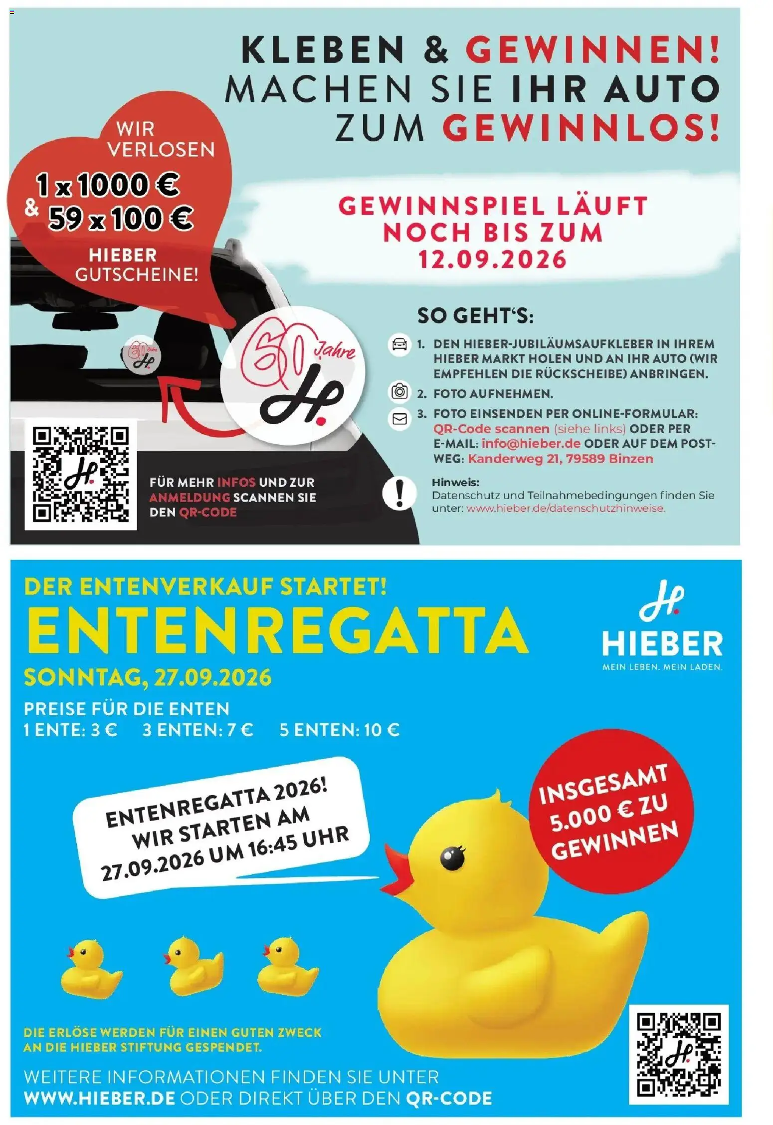 E center Prospekt Lörrach (ab 10.08.2026) zum Blättern | Seite: 9 | Produkte: Uhr, Ente
