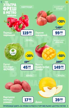 Metro акції дійснийкції з 30.07.2026 | Сторінка: 6
